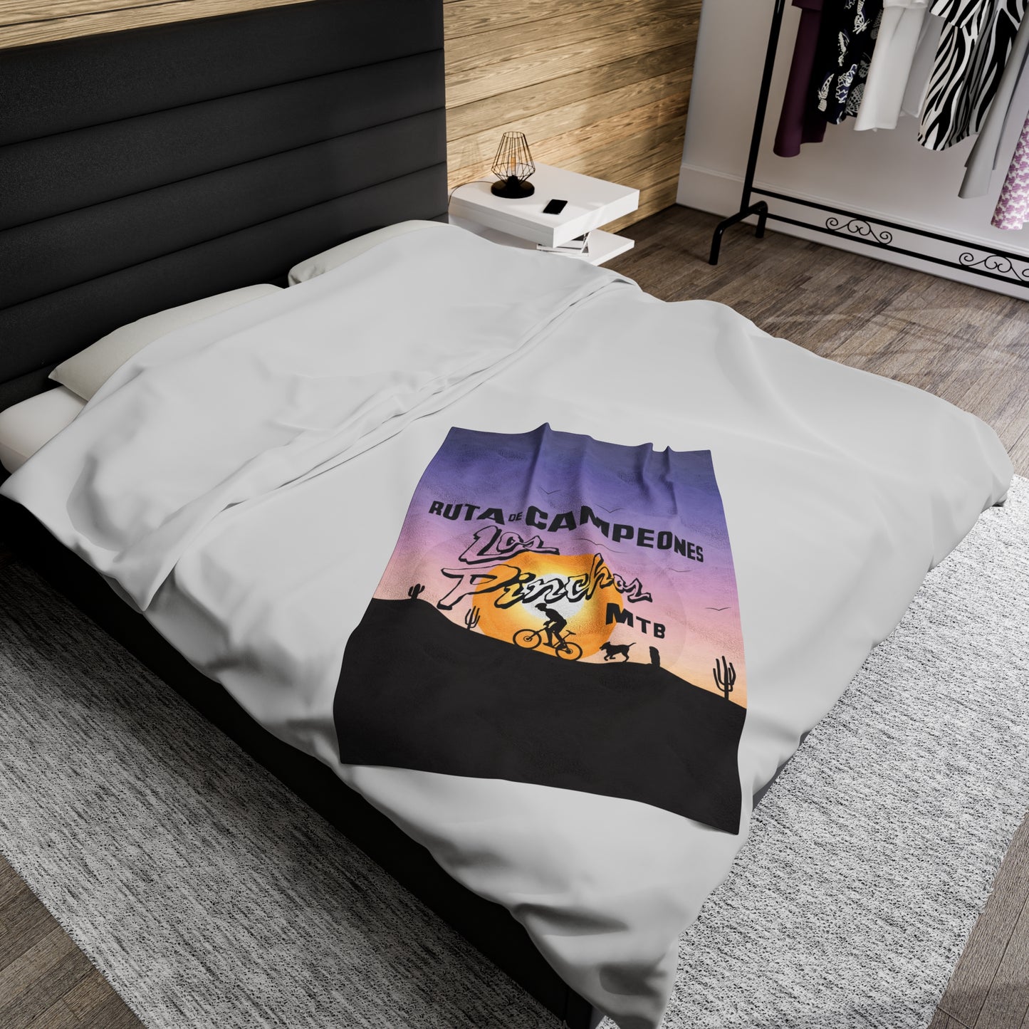 Velveteen Plush Blanket - Los Pinchos MTB