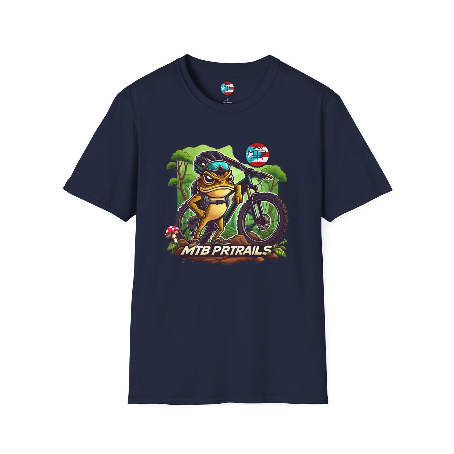 Sapo Concho en MTB - MTB PR Trails - Unisex Softstyle T-Shirt