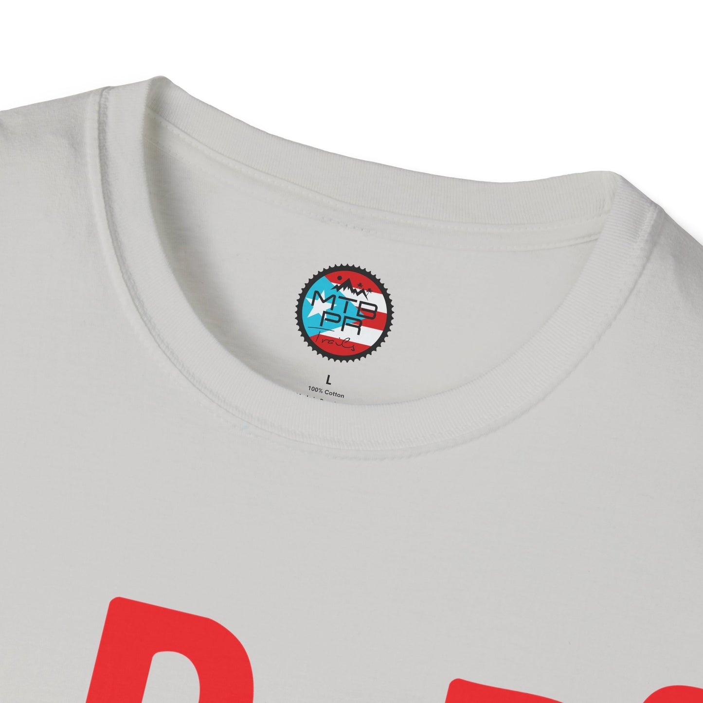 DeBI CoRReR MaS BICI - Bandera - MTB PR TRAILS - Unisex Softstyle T-Shirt