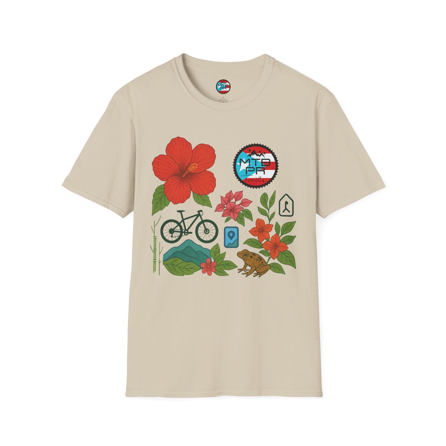 Amapola Location PR - MTB PR TRAILS - Unisex Softstyle T-Shirt