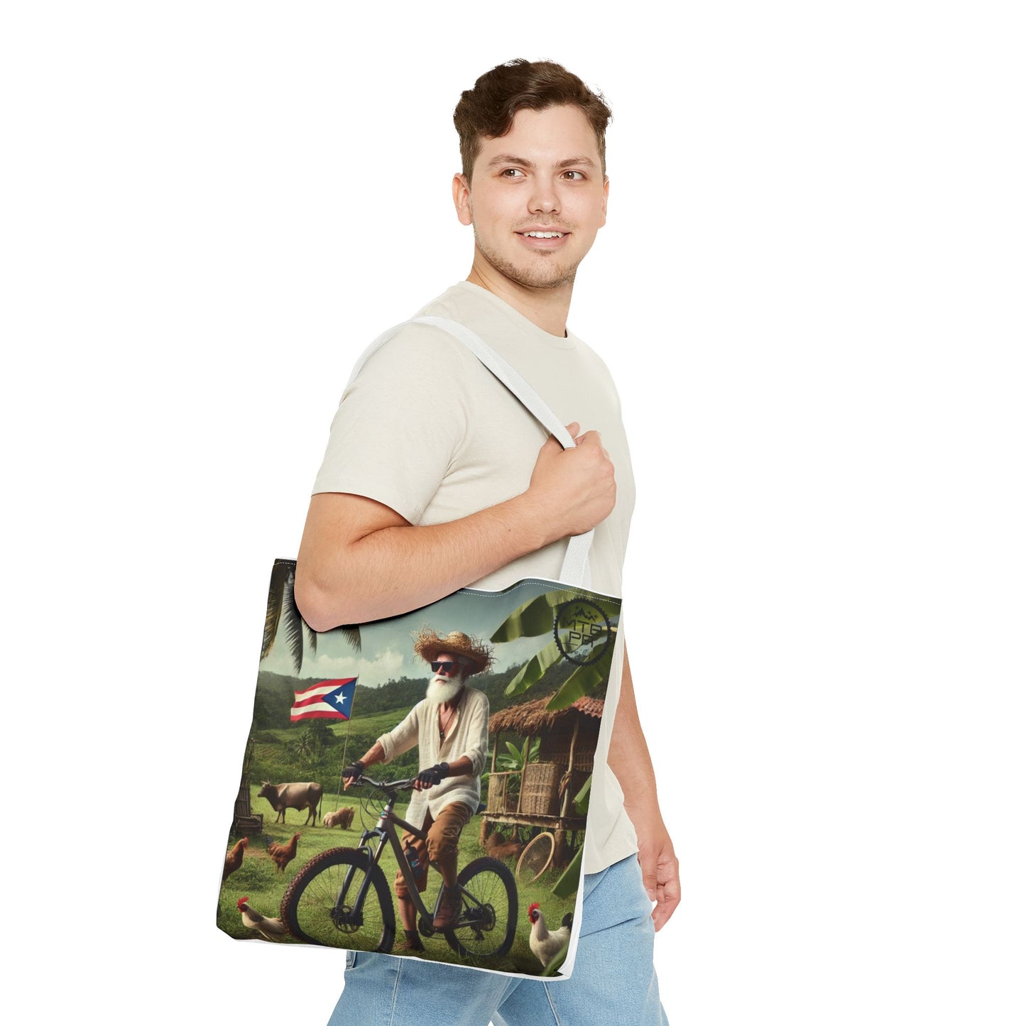 El Jibaro MTB - Logo OG - Tote Bag (AOP)