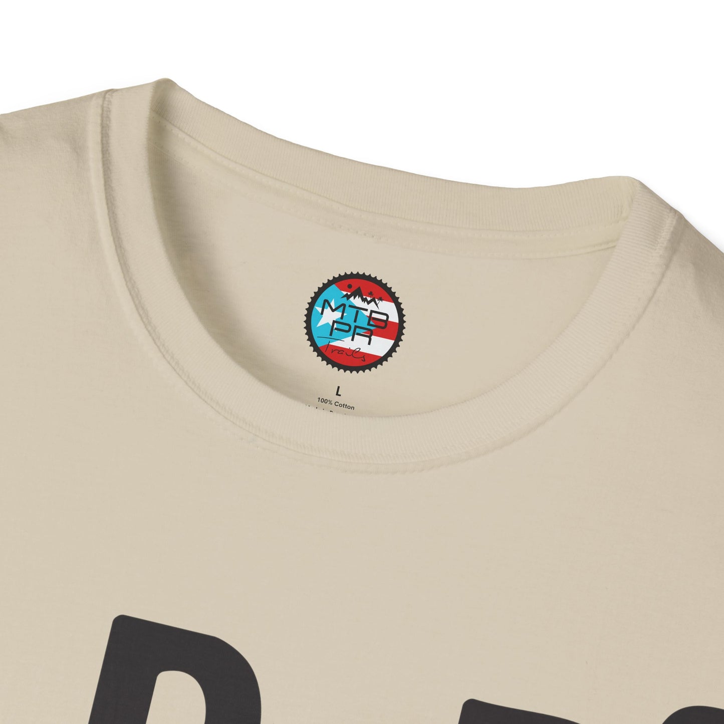 DeBI CoRReR MaS BICI - Black - MTB PR TRAILS - Unisex Softstyle T-Shirt