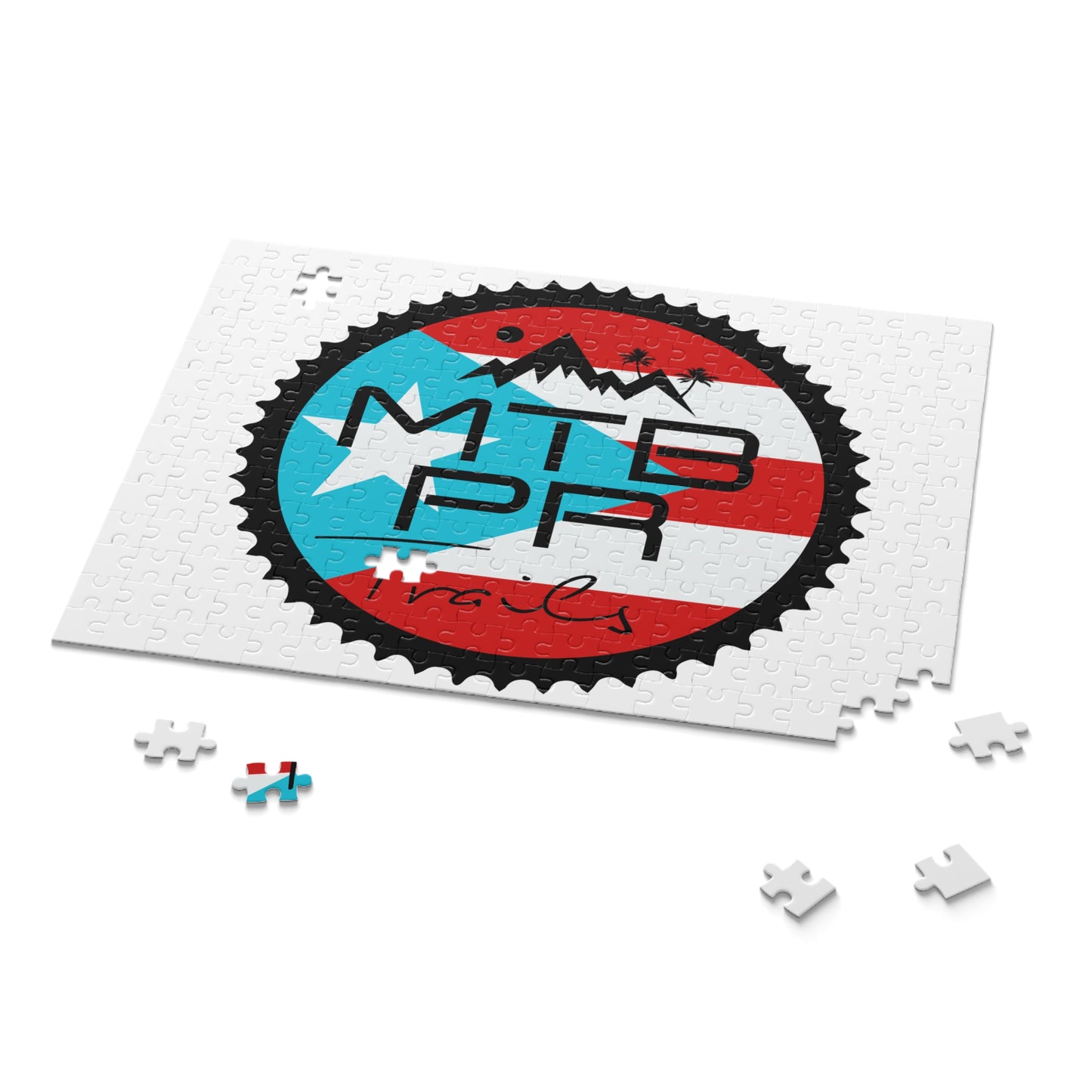 Puzzle (120, 252, 500-Piece) - MTB PR Trails - Bandera
