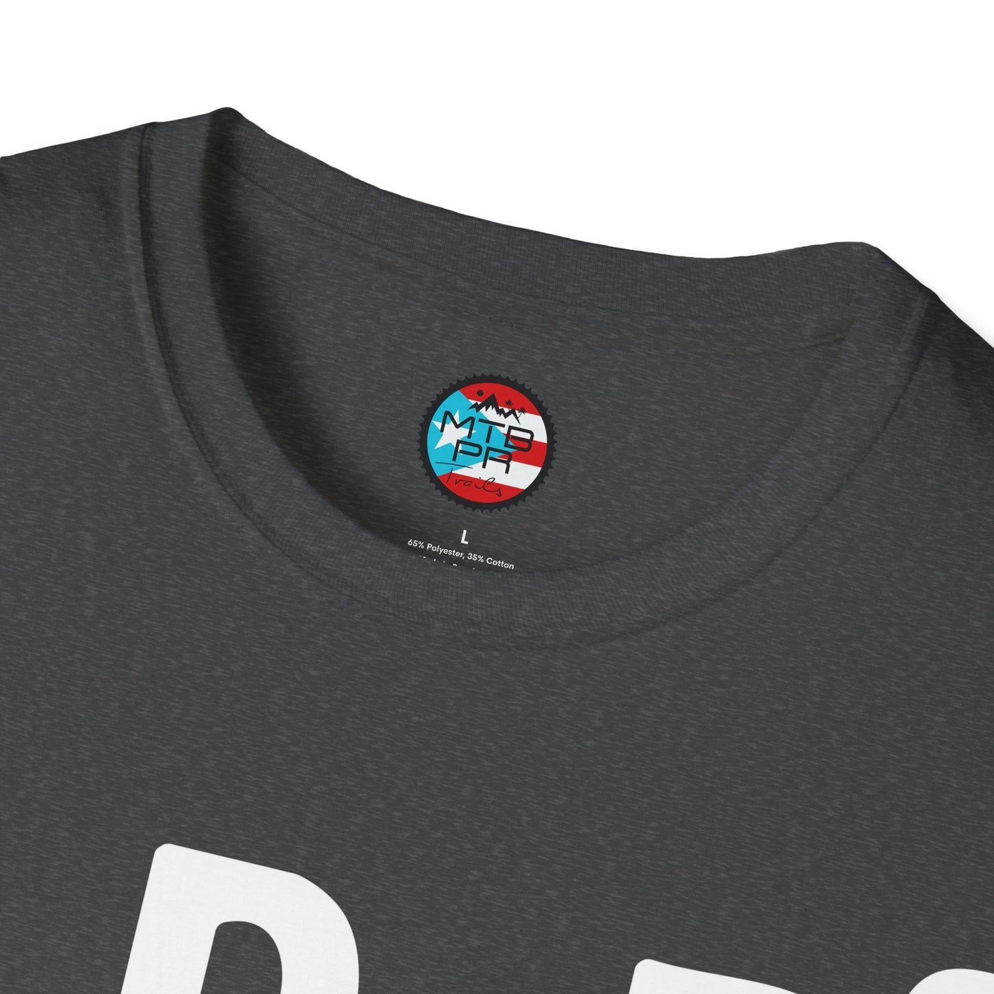 DeBI CoRReR MaS BICI - White - MTB PR TRAILS - Unisex Softstyle T-Shirt