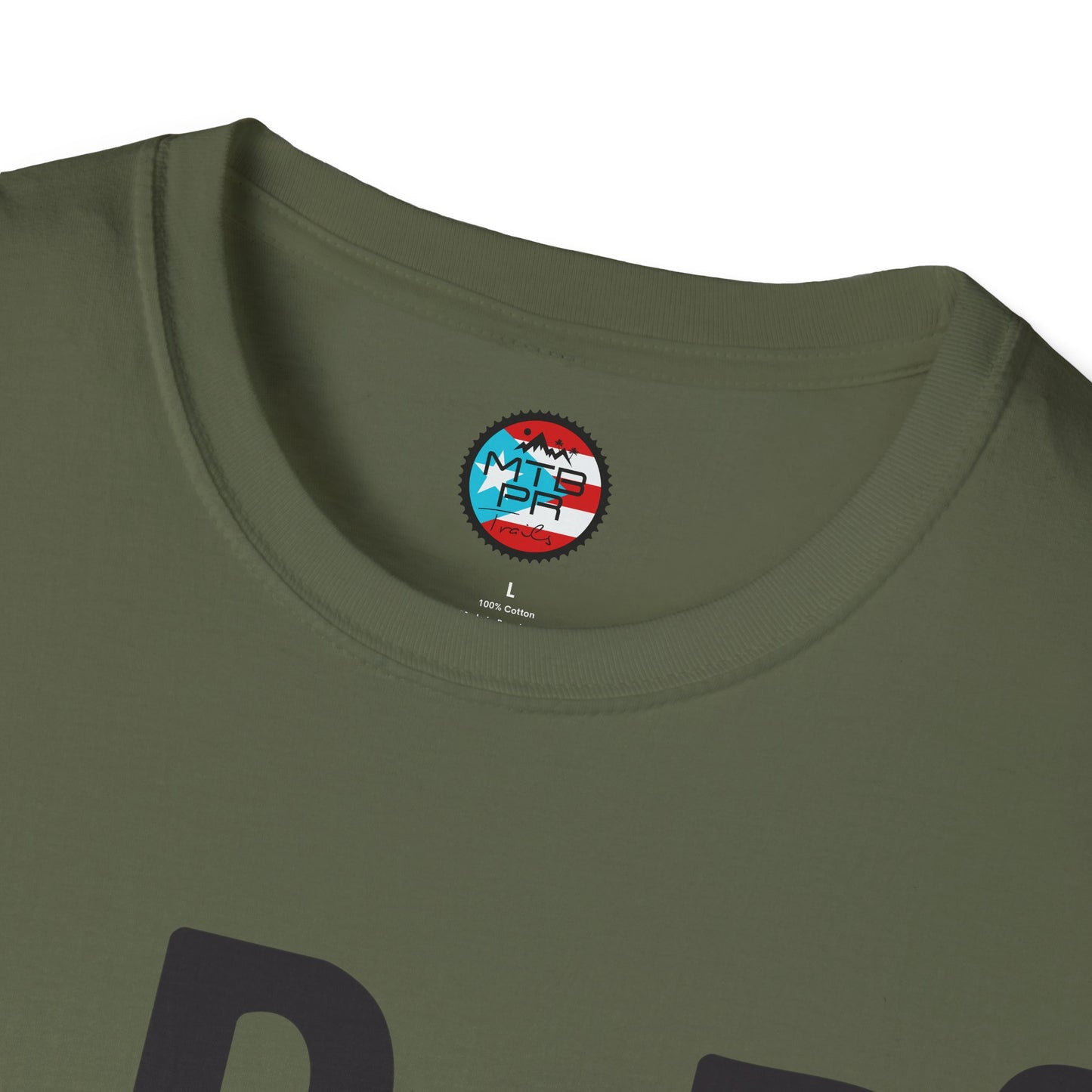 DeBI CoRReR MaS BICI - Black - MTB PR TRAILS - Unisex Softstyle T-Shirt