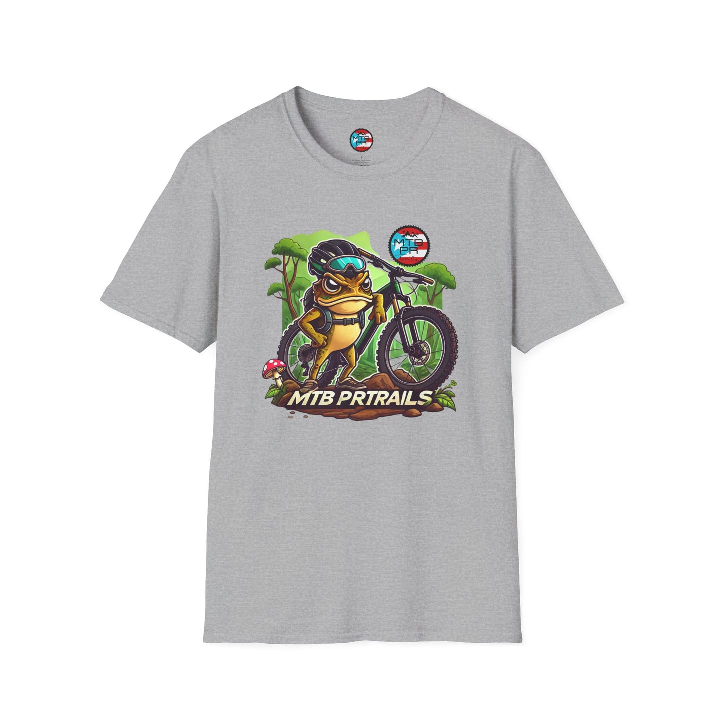 Sapo Concho en MTB - MTB PR Trails - Unisex Softstyle T-Shirt