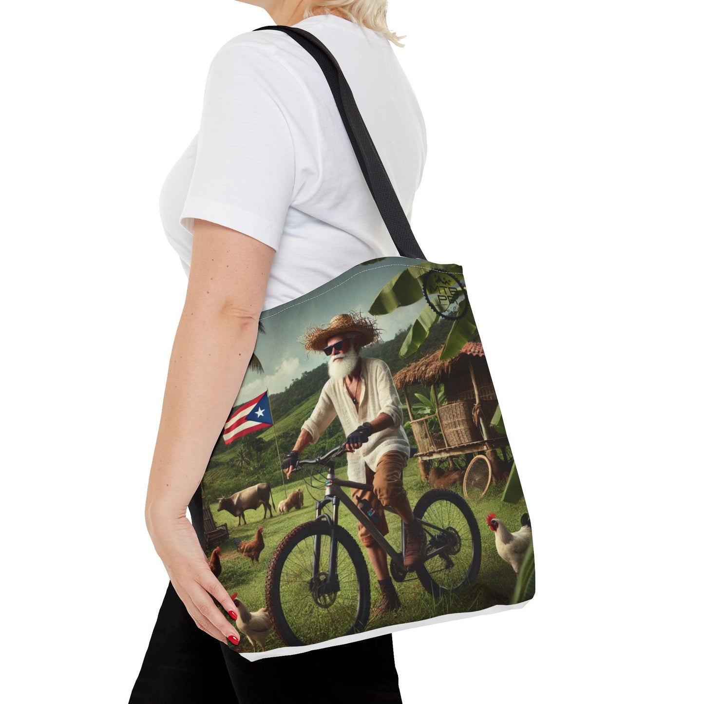 El Jibaro MTB - Logo OG - Tote Bag (AOP)