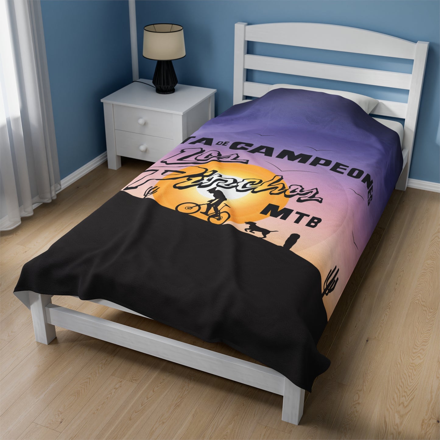Velveteen Plush Blanket - Los Pinchos MTB