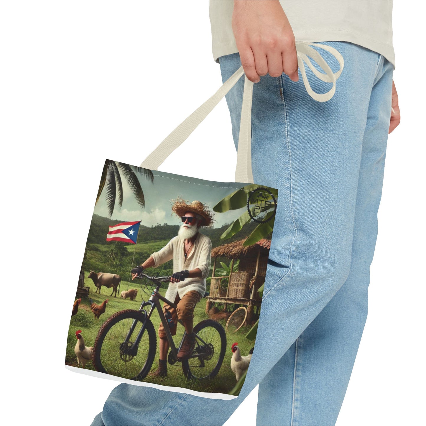El Jibaro MTB - Logo OG - Tote Bag (AOP)