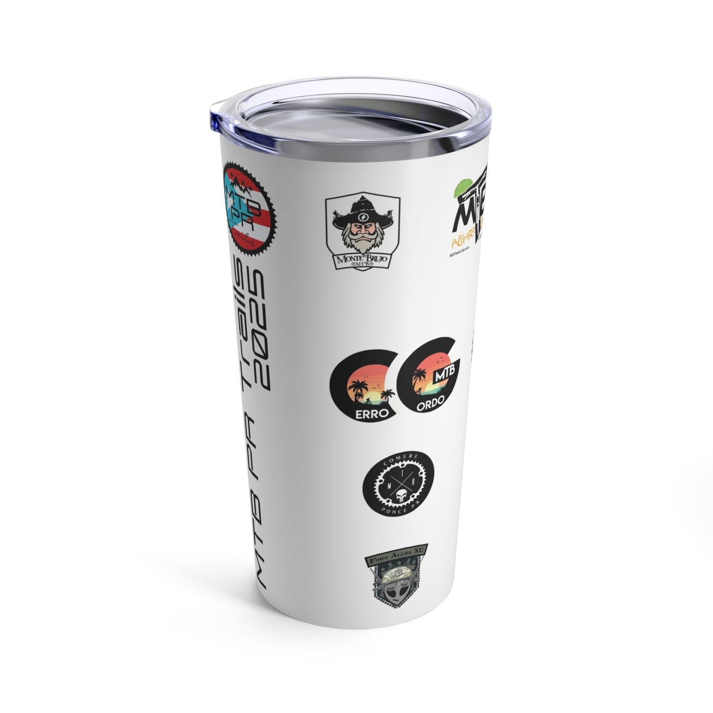 Tumbler 20oz - Colecciona tus Rutas - MTB PR Trails 2025