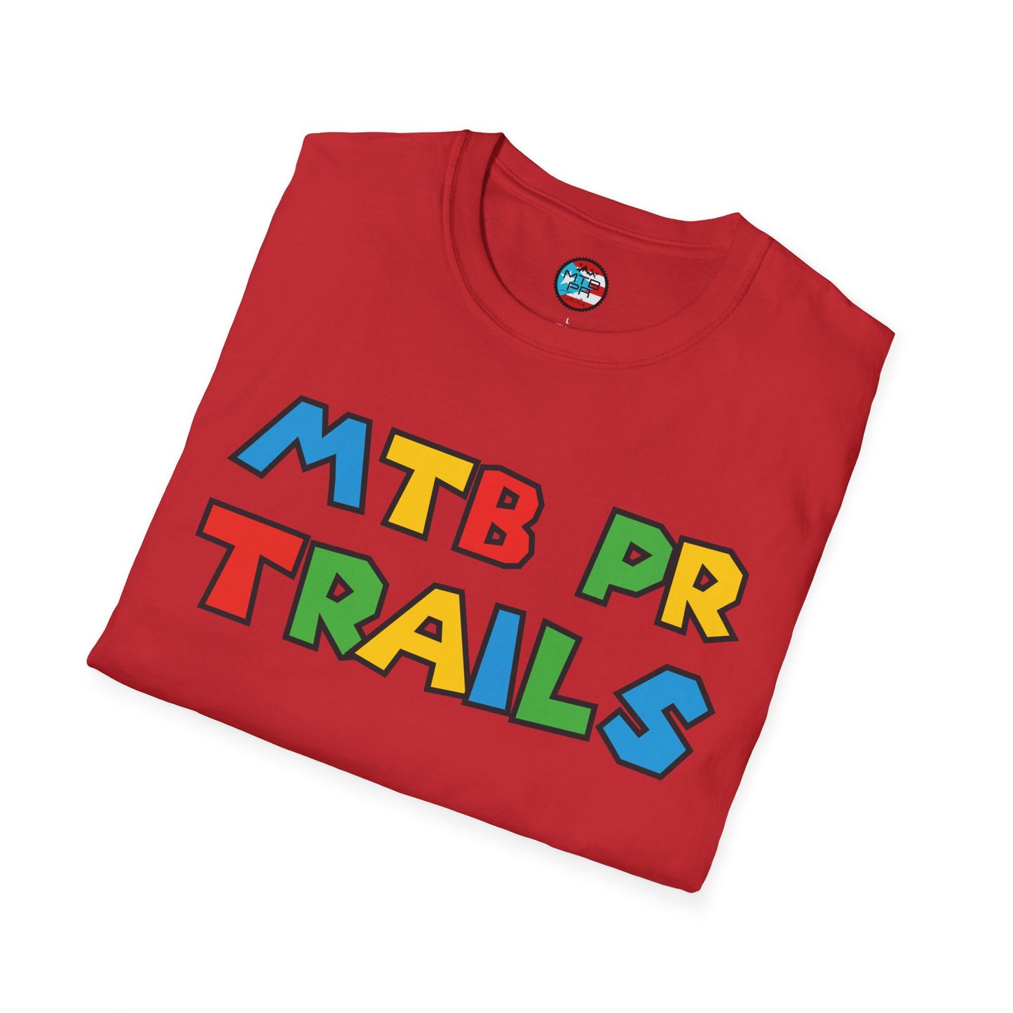 MTB PR TRAILS - LEVEL UP - Unisex Softstyle T-Shirt