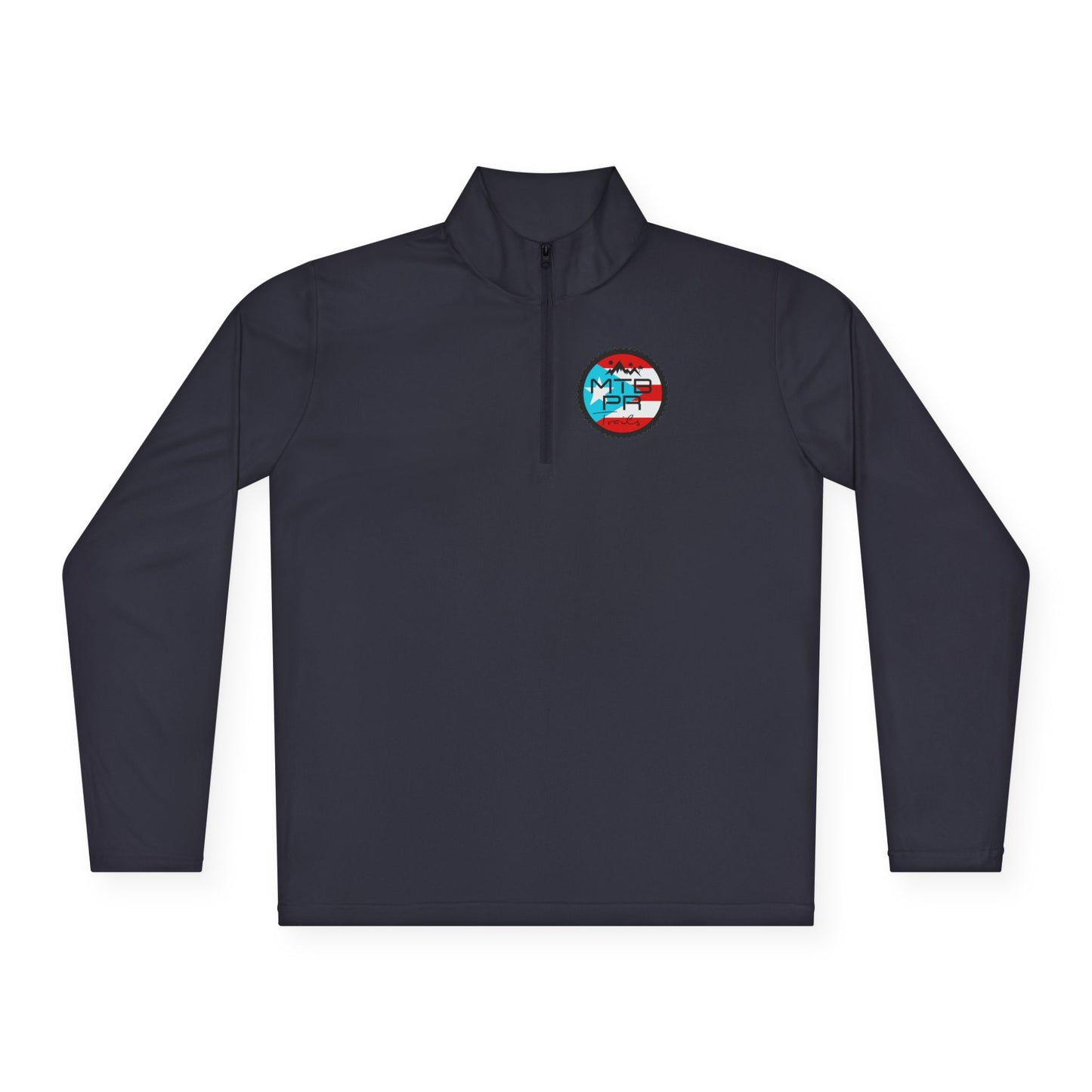Unisex Quarter-Zip Pullover - MTB PR Trails - Bandera