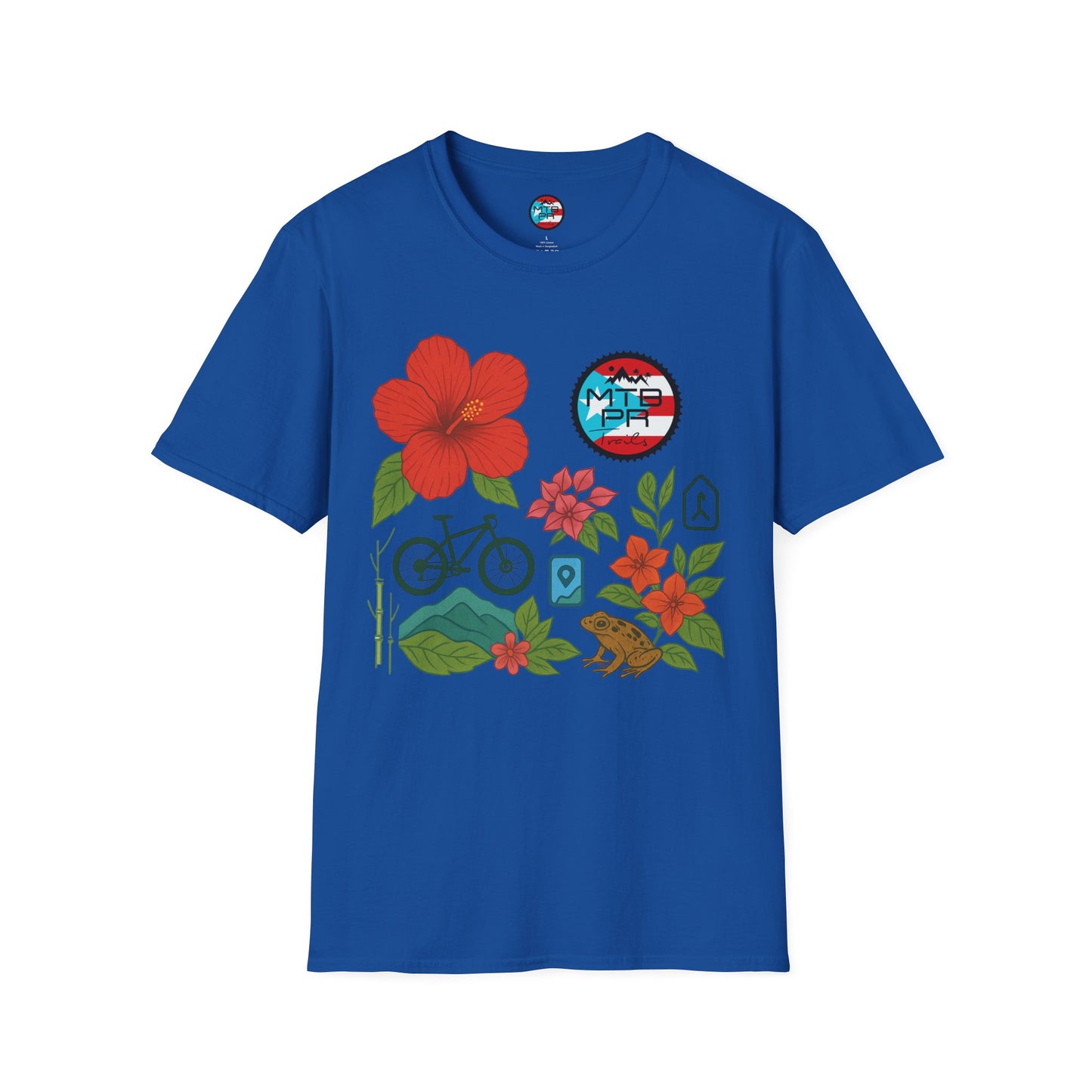 Amapola Location PR - MTB PR TRAILS - Unisex Softstyle T-Shirt