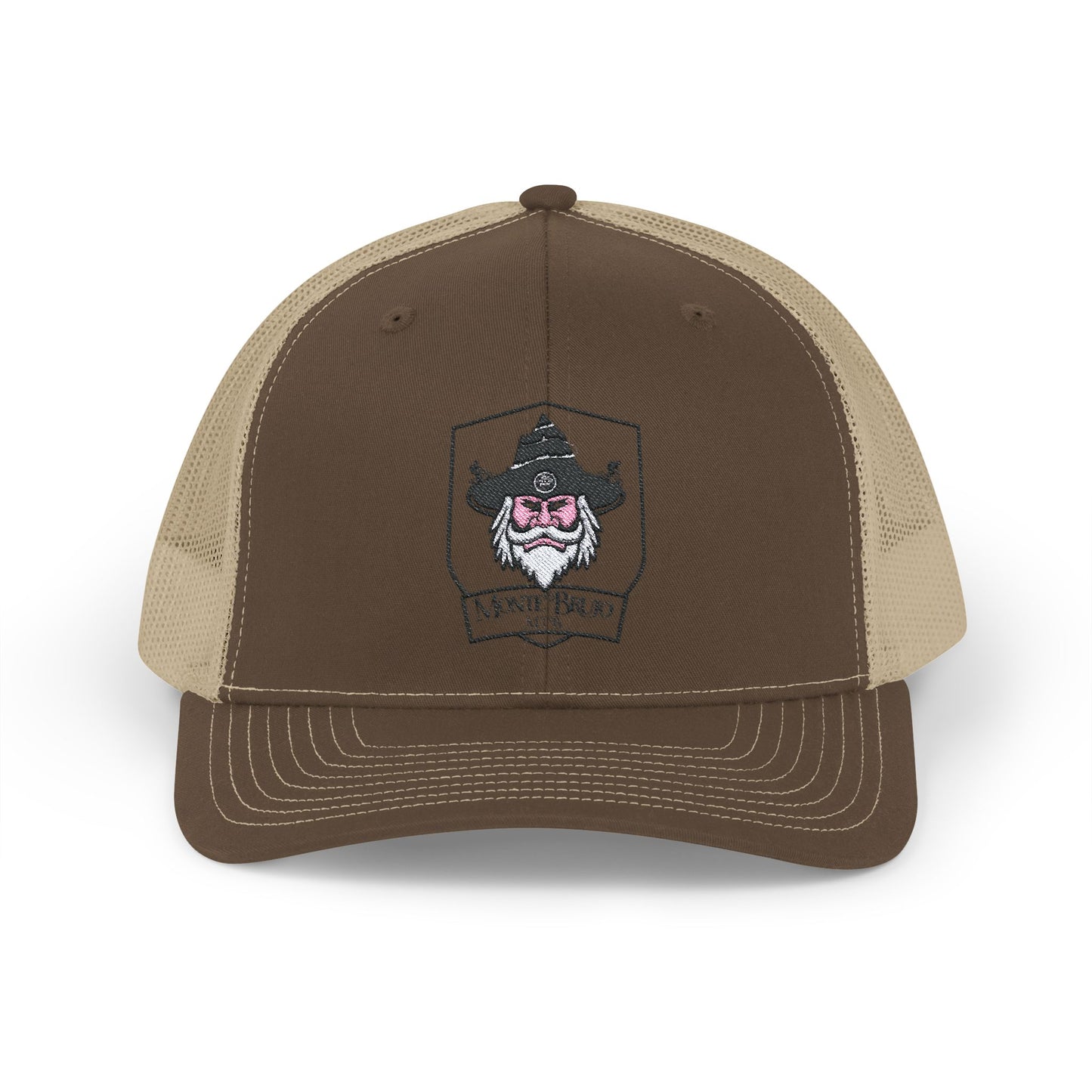 Snapback Trucker Cap - Monte Brujo MTB Trail Logo Design - Guayam Puerto Rico