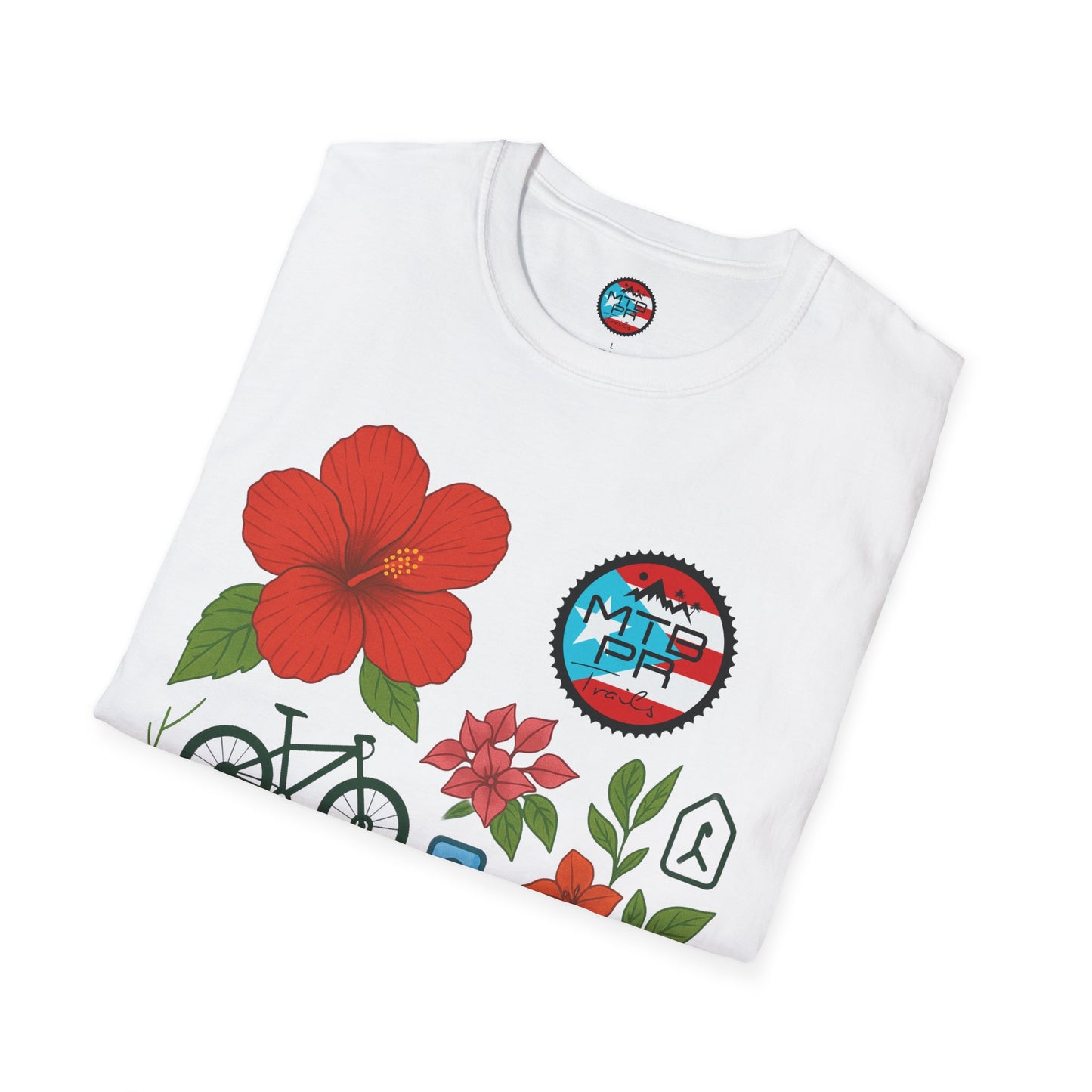 Amapola Location PR - MTB PR TRAILS - Unisex Softstyle T-Shirt
