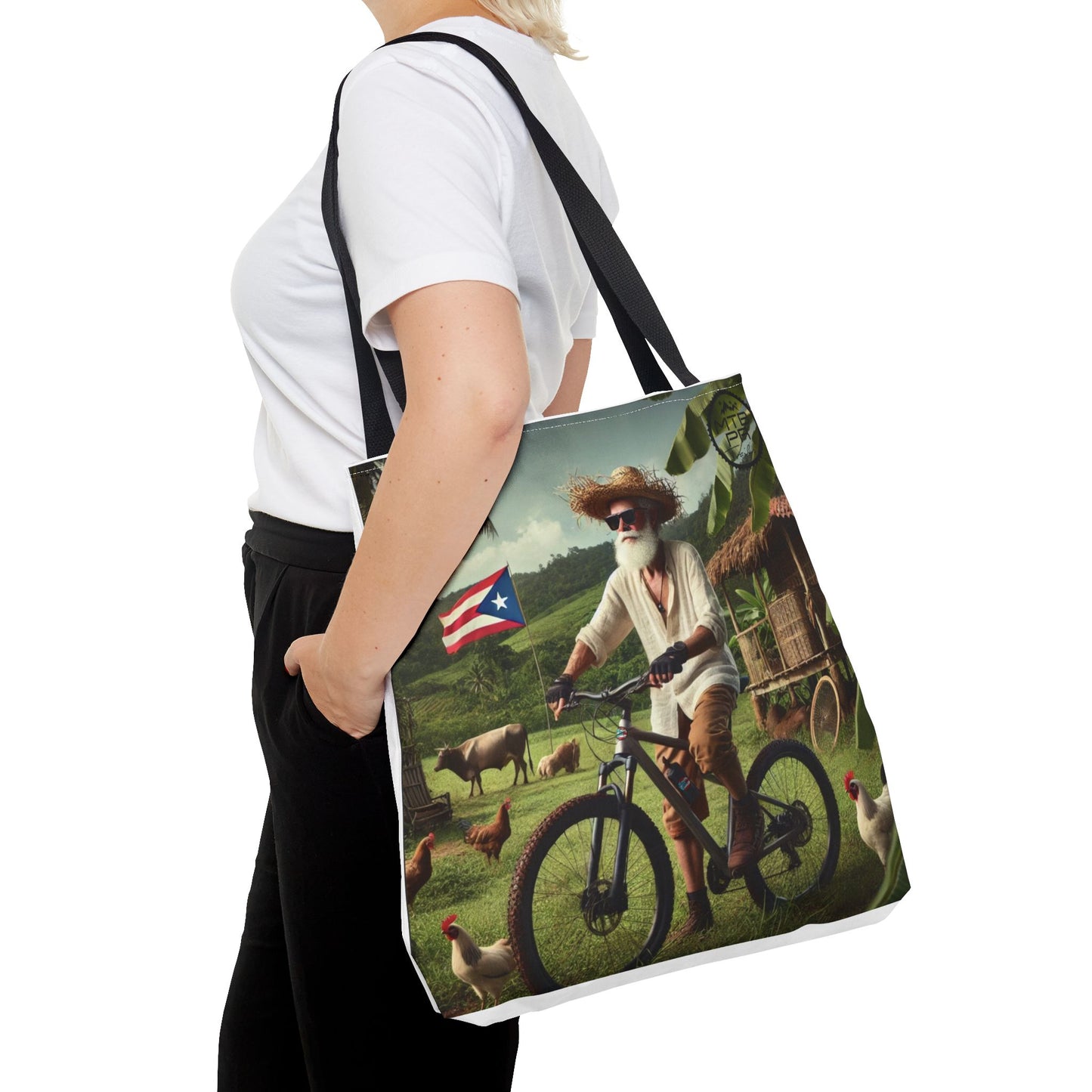 El Jibaro MTB - Logo OG - Tote Bag (AOP)