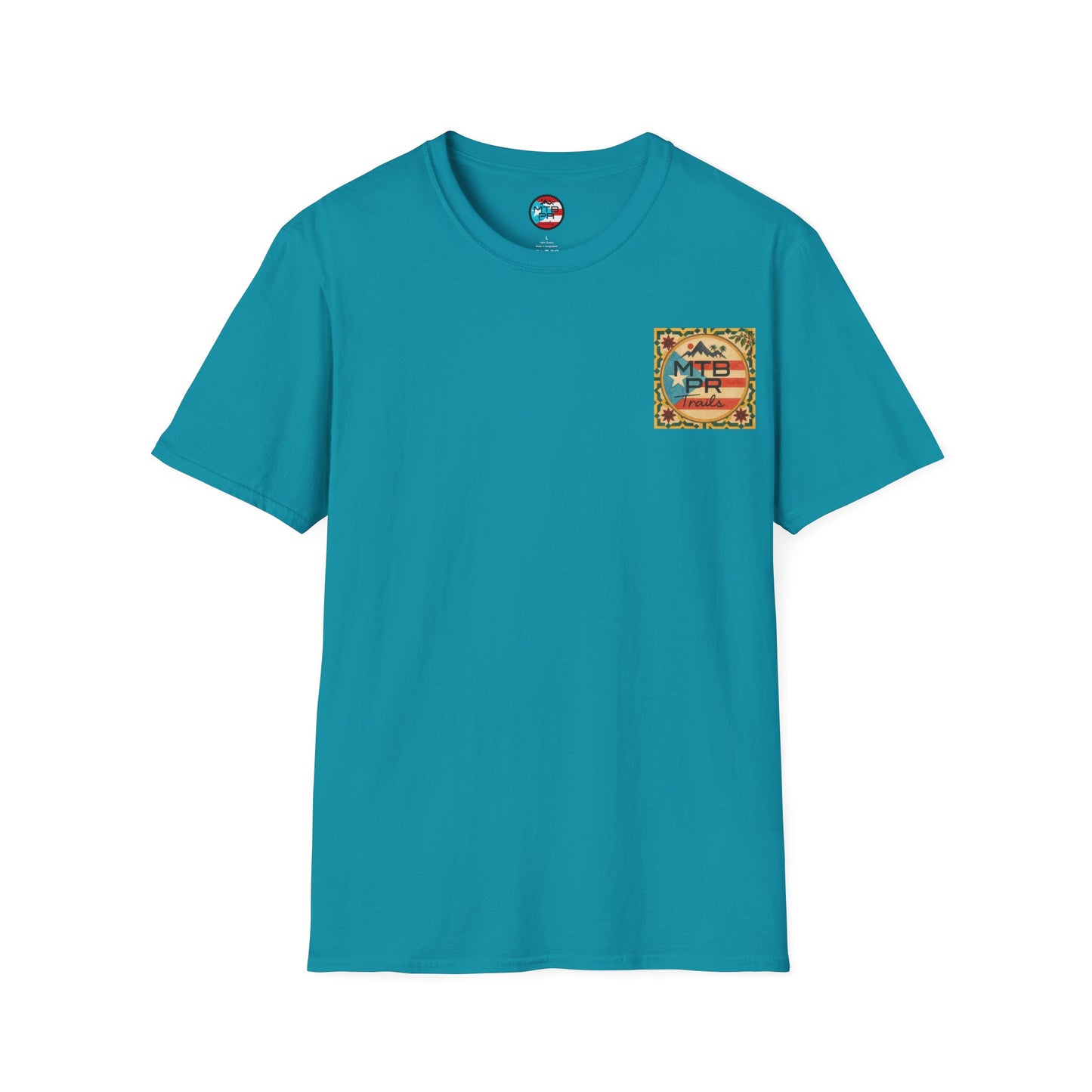 Mientras uno este vivo, uno debe correr MTB lo mas que pueda! - MTB PR Trails - Unisex Softstyle T-Shirt