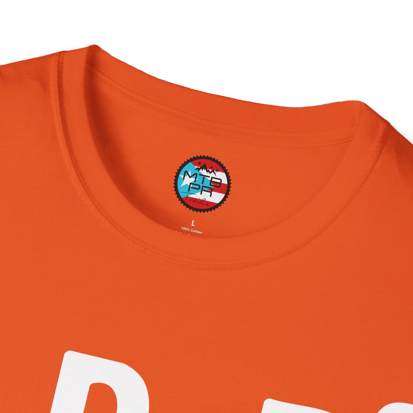 DeBI CoRReR MaS BICI - White - MTB PR TRAILS - Unisex Softstyle T-Shirt