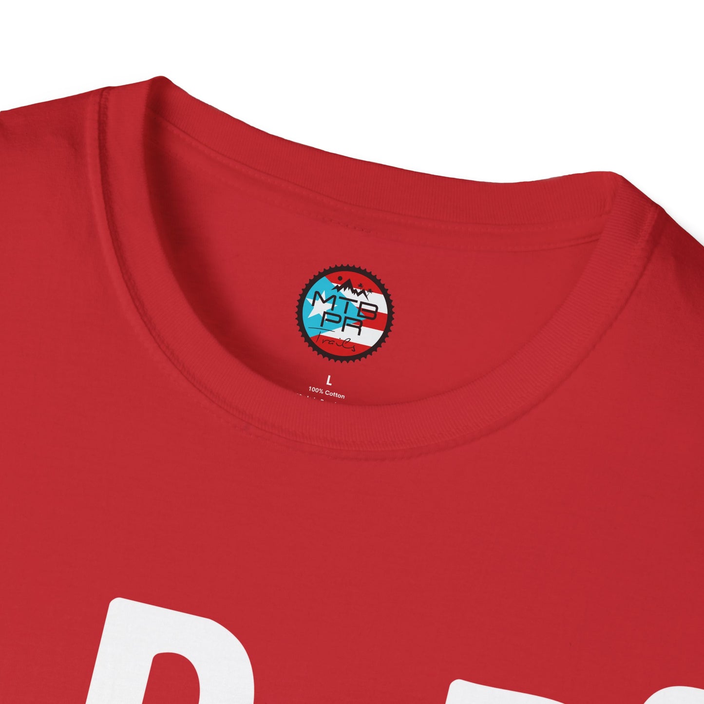 DeBI CoRReR MaS BICI - White - MTB PR TRAILS - Unisex Softstyle T-Shirt