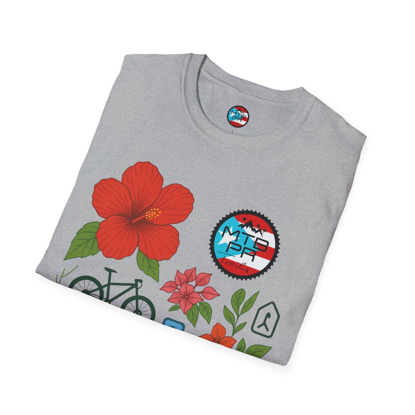 Amapola Location PR - MTB PR TRAILS - Unisex Softstyle T-Shirt