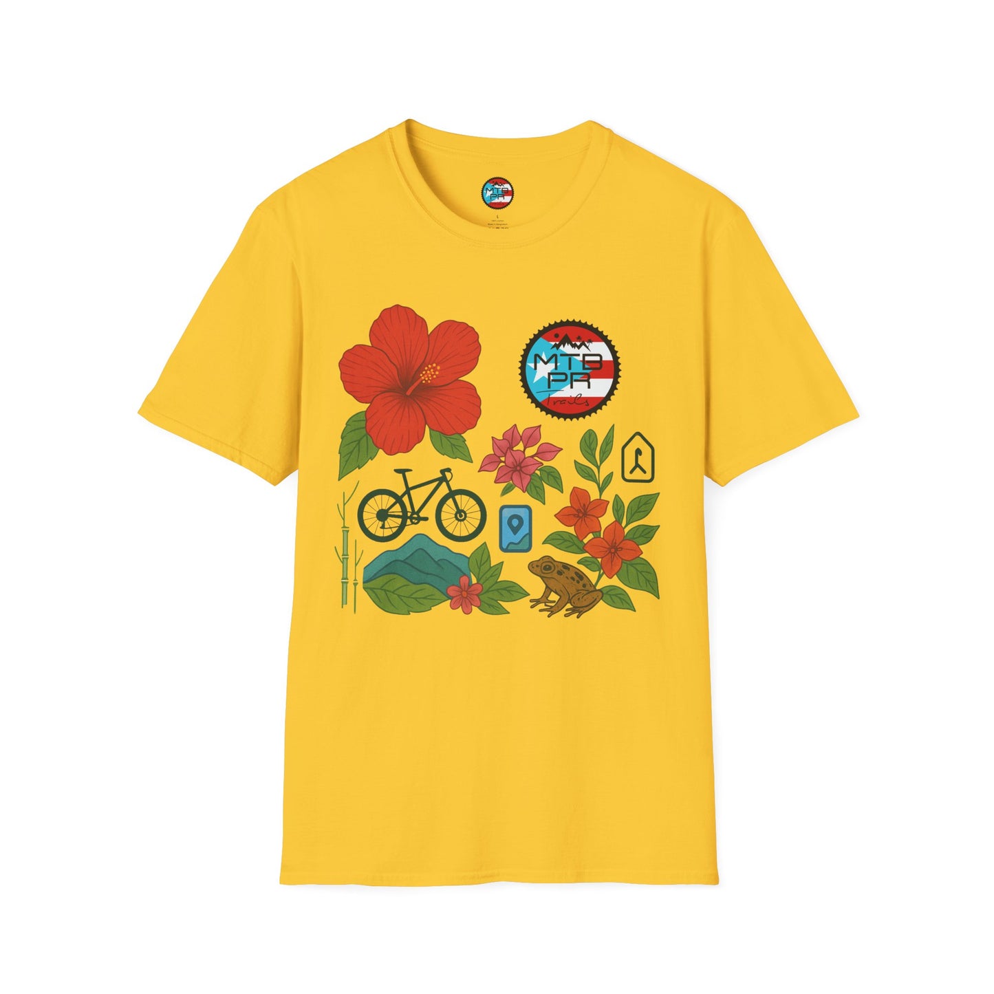 Amapola Location PR - MTB PR TRAILS - Unisex Softstyle T-Shirt