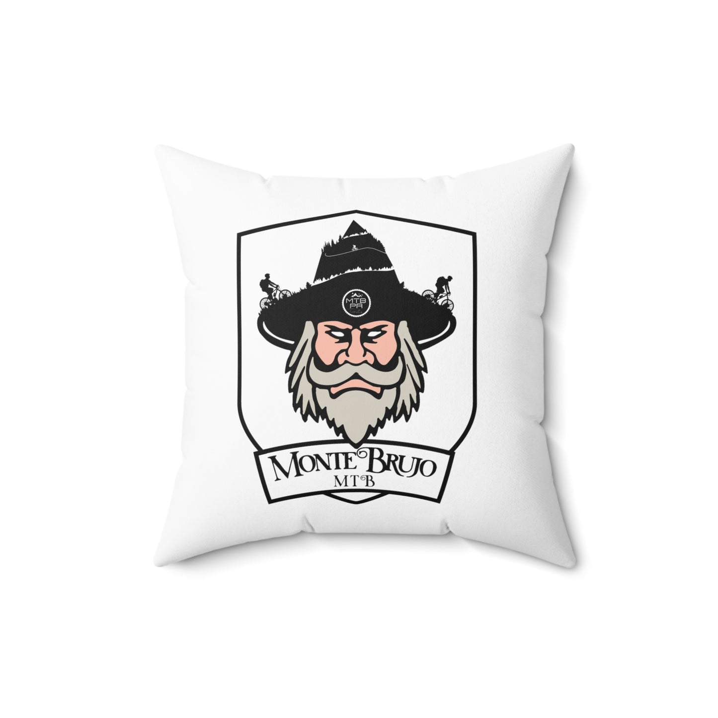 Monte Brujo MTB - LOGO OG - Spun Polyester Square Pillow