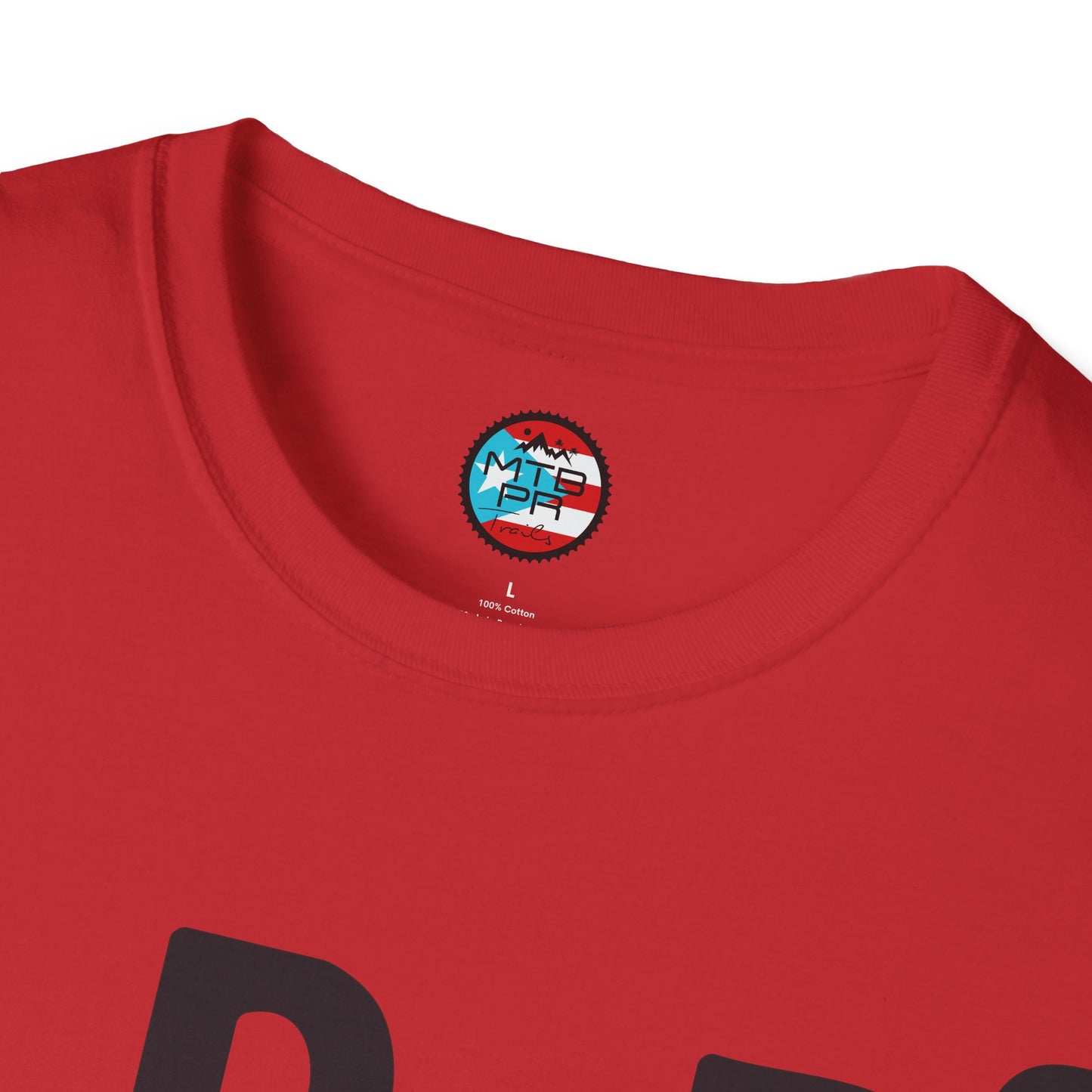 DeBI CoRReR MaS BICI - Black - MTB PR TRAILS - Unisex Softstyle T-Shirt