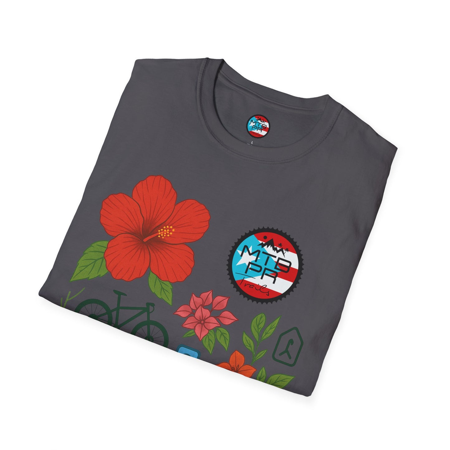 Amapola Location PR - MTB PR TRAILS - Unisex Softstyle T-Shirt