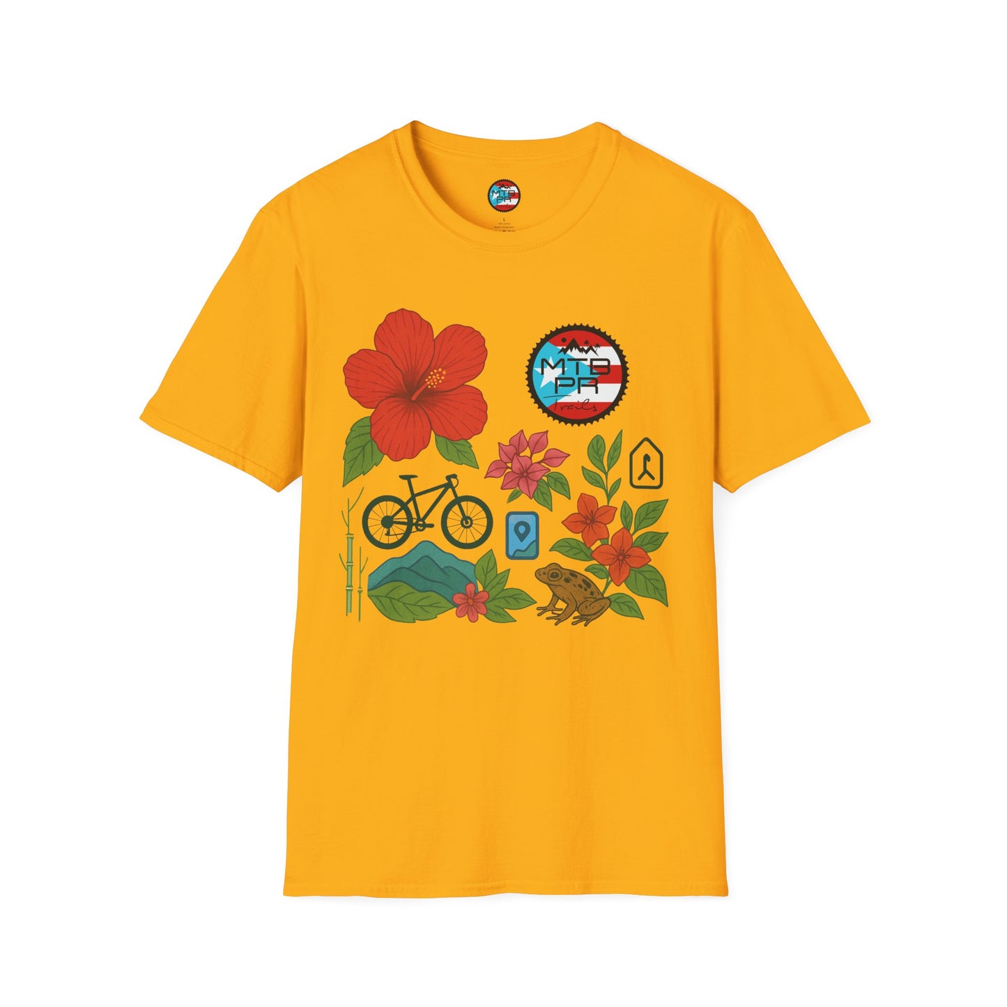 Amapola Location PR - MTB PR TRAILS - Unisex Softstyle T-Shirt