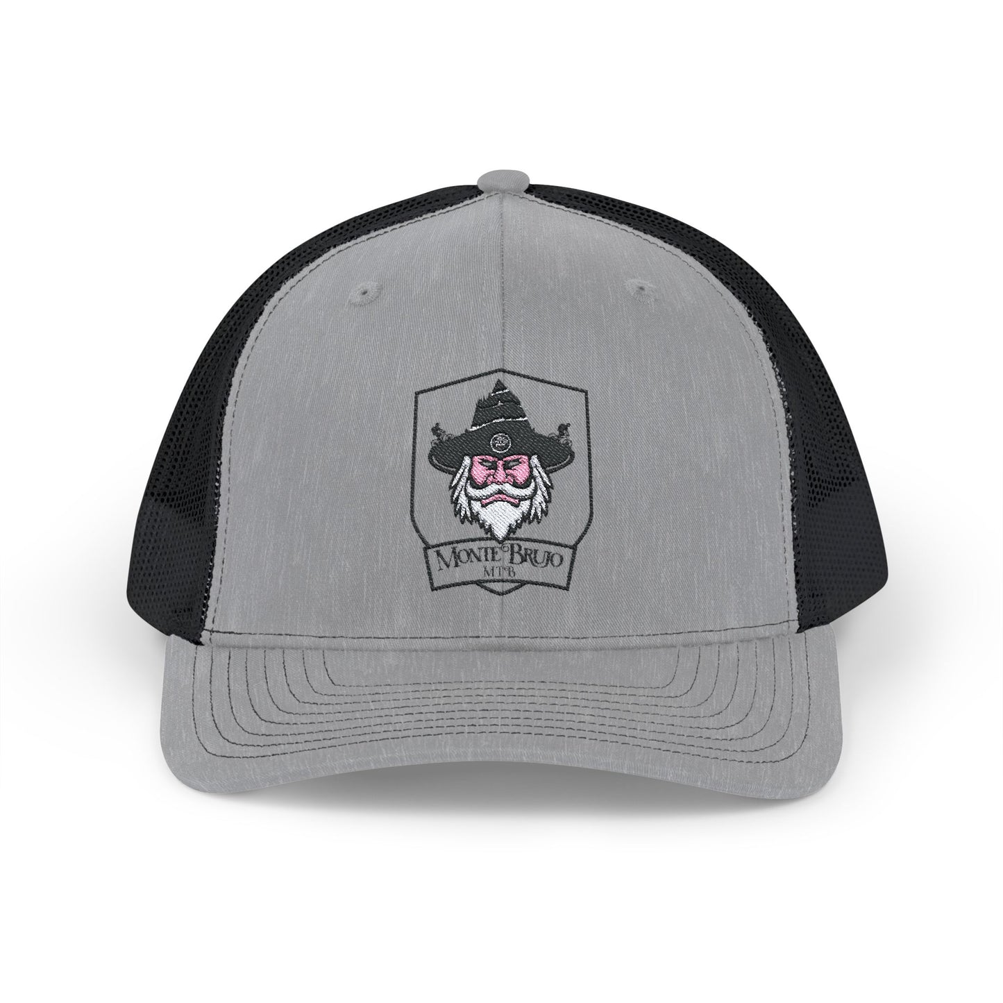 Snapback Trucker Cap - Monte Brujo MTB Trail Logo Design - Guayam Puerto Rico