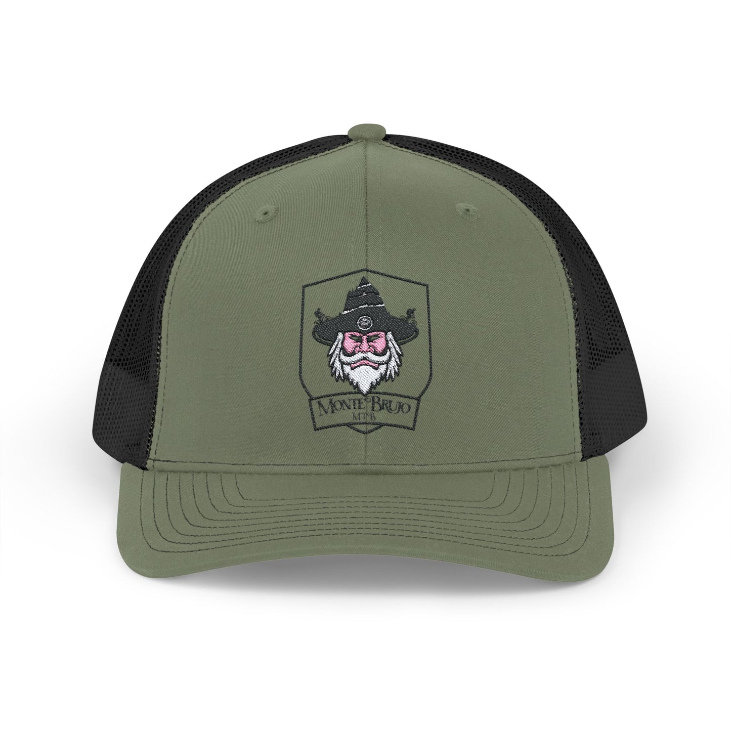 Snapback Trucker Cap - Monte Brujo MTB Trail Logo Design - Guayam Puerto Rico