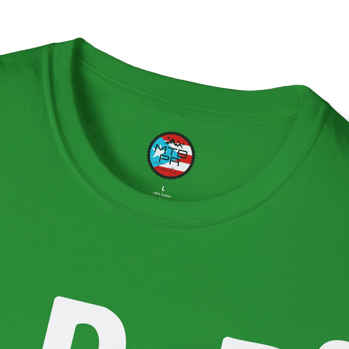 DeBI CoRReR MaS BICI - White - MTB PR TRAILS - Unisex Softstyle T-Shirt