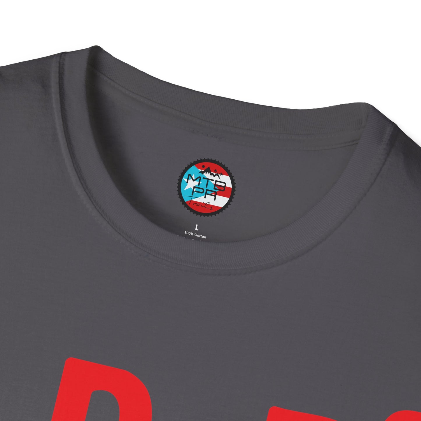 DeBI CoRReR MaS BICI - Bandera - MTB PR TRAILS - Unisex Softstyle T-Shirt