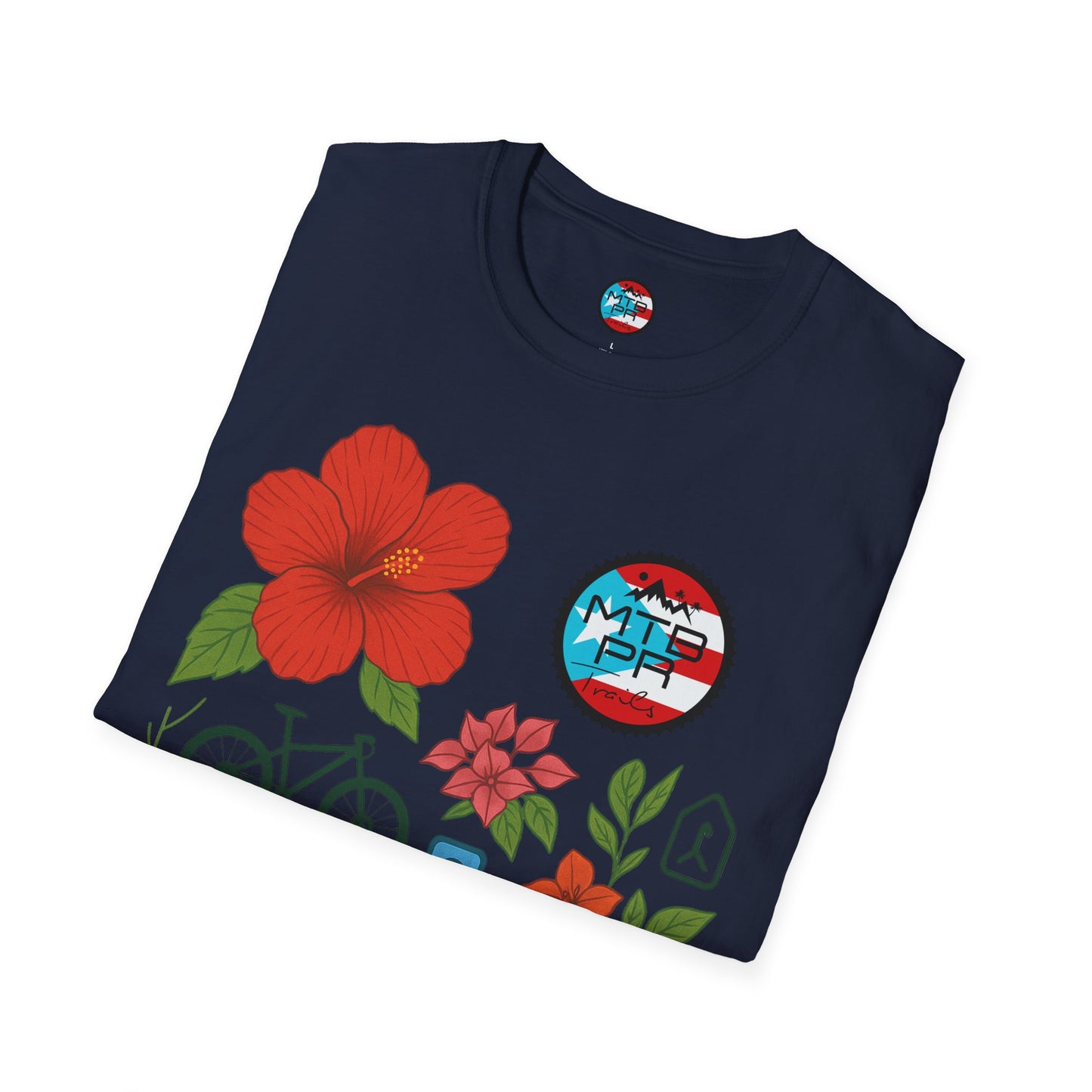 Amapola Location PR - MTB PR TRAILS - Unisex Softstyle T-Shirt