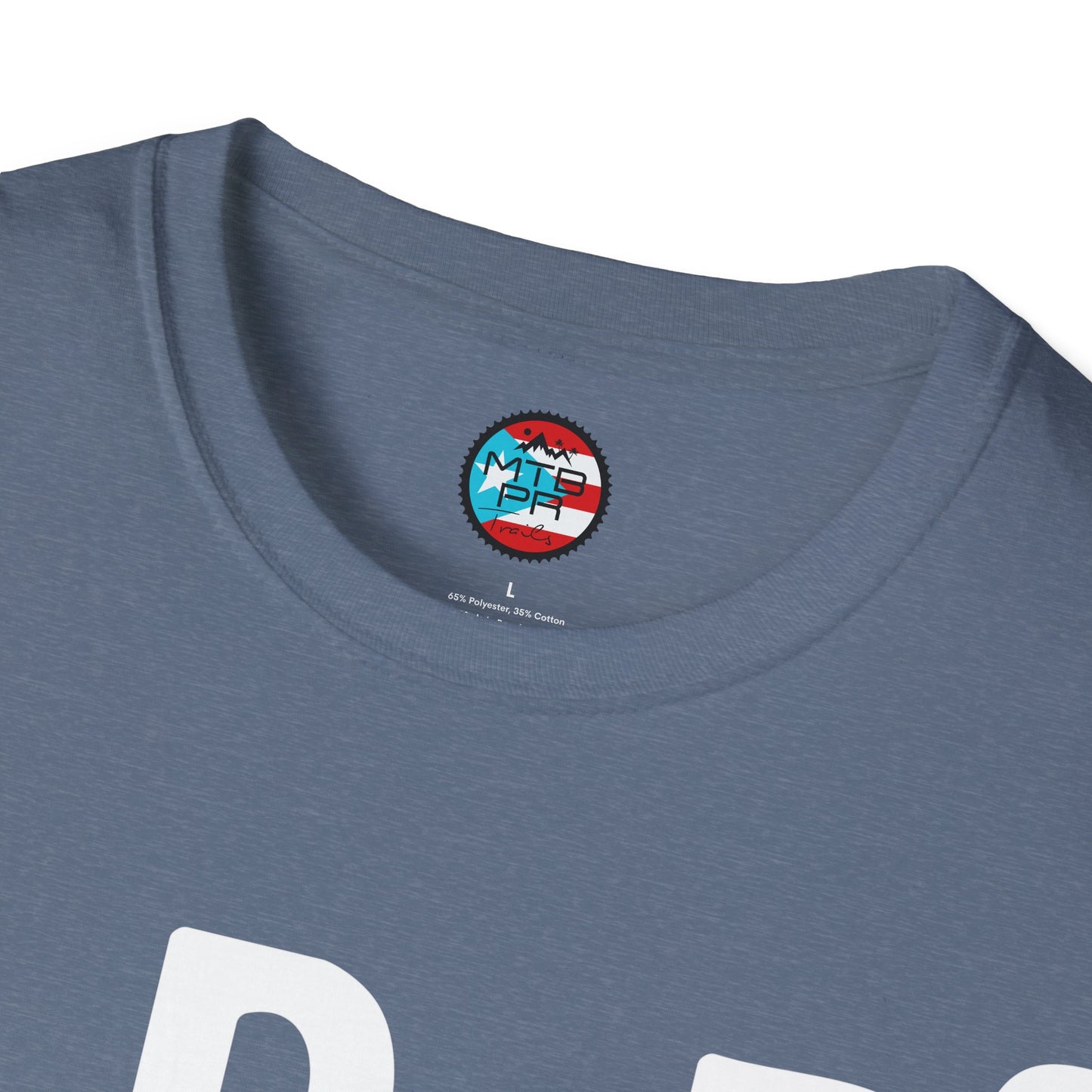 DeBI CoRReR MaS BICI - White - MTB PR TRAILS - Unisex Softstyle T-Shirt