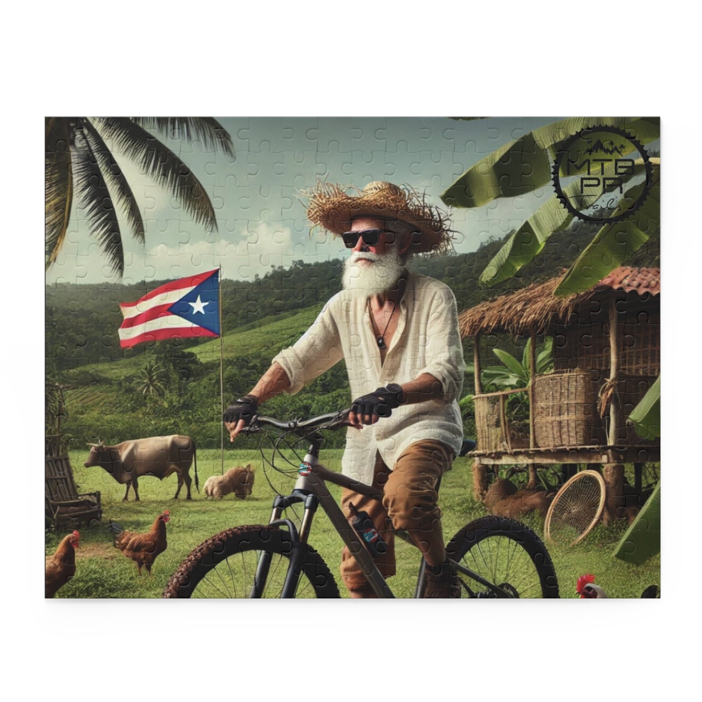 Puzzle (120, 252, 500-Piece) - MTB PR Trails - El Jibaro MTB