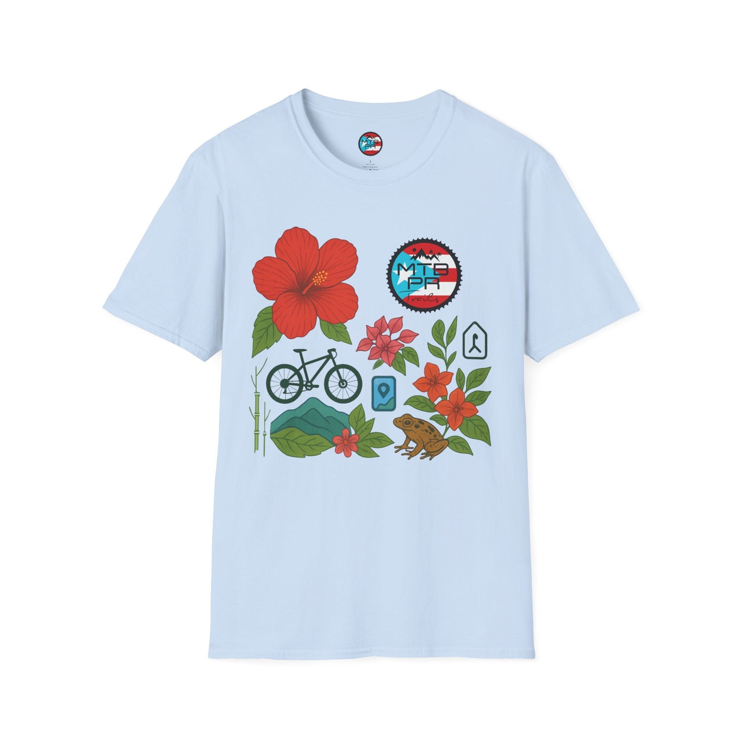 Amapola Location PR - MTB PR TRAILS - Unisex Softstyle T-Shirt