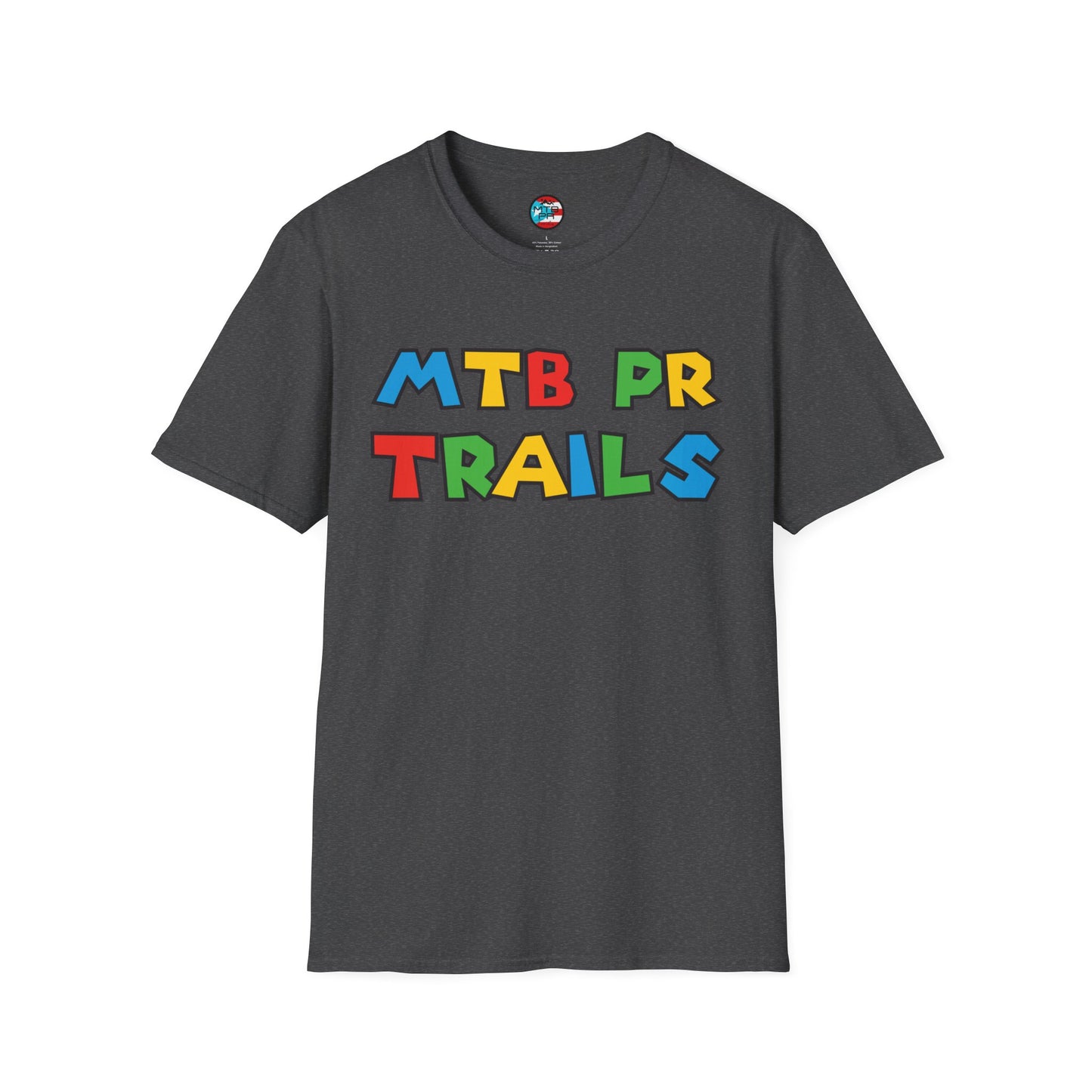 MTB PR TRAILS - LEVEL UP - Unisex Softstyle T-Shirt