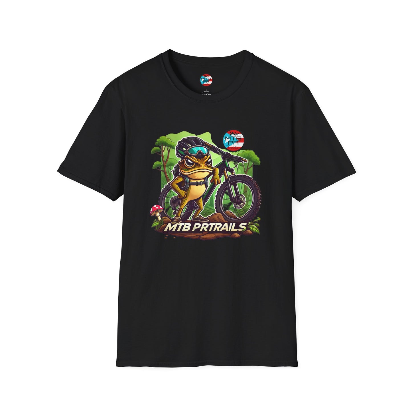 Sapo Concho en MTB - MTB PR Trails - Unisex Softstyle T-Shirt