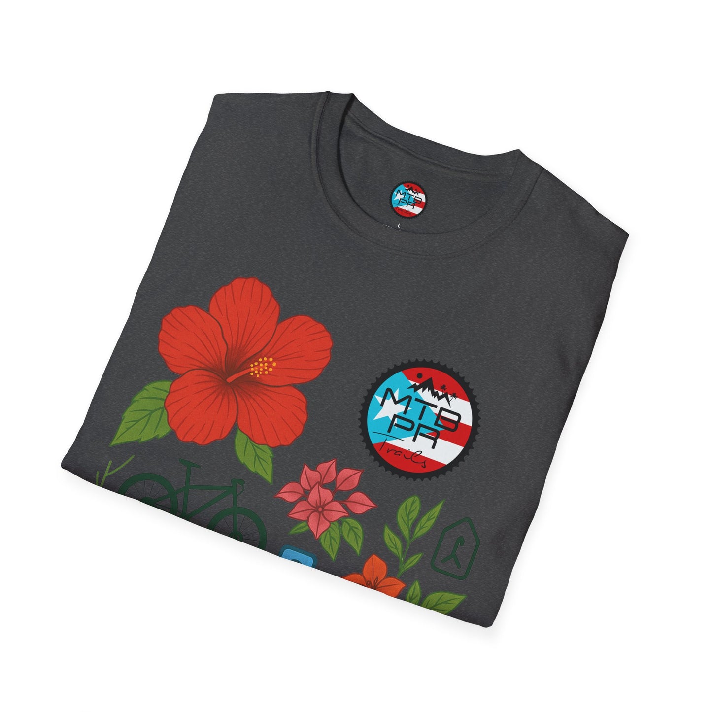 Amapola Location PR - MTB PR TRAILS - Unisex Softstyle T-Shirt