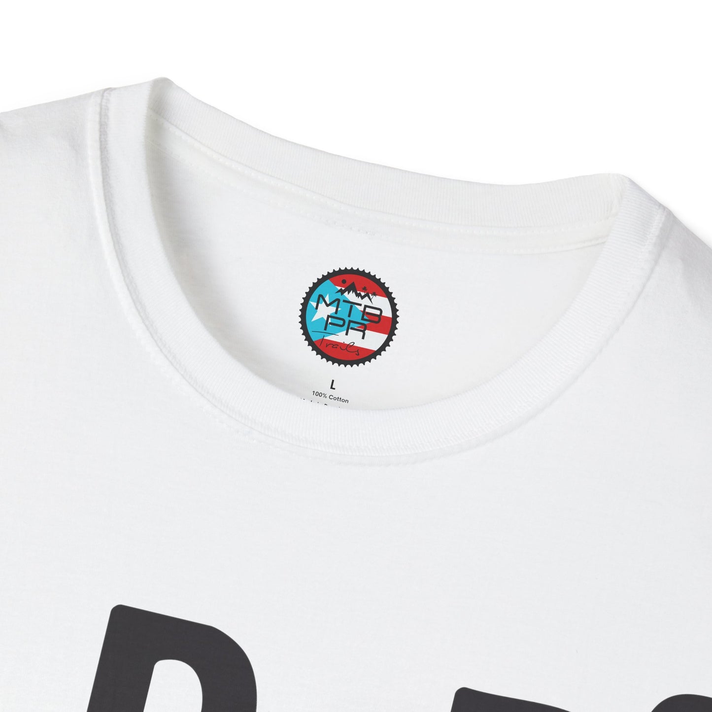 DeBI CoRReR MaS BICI - Black - MTB PR TRAILS - Unisex Softstyle T-Shirt