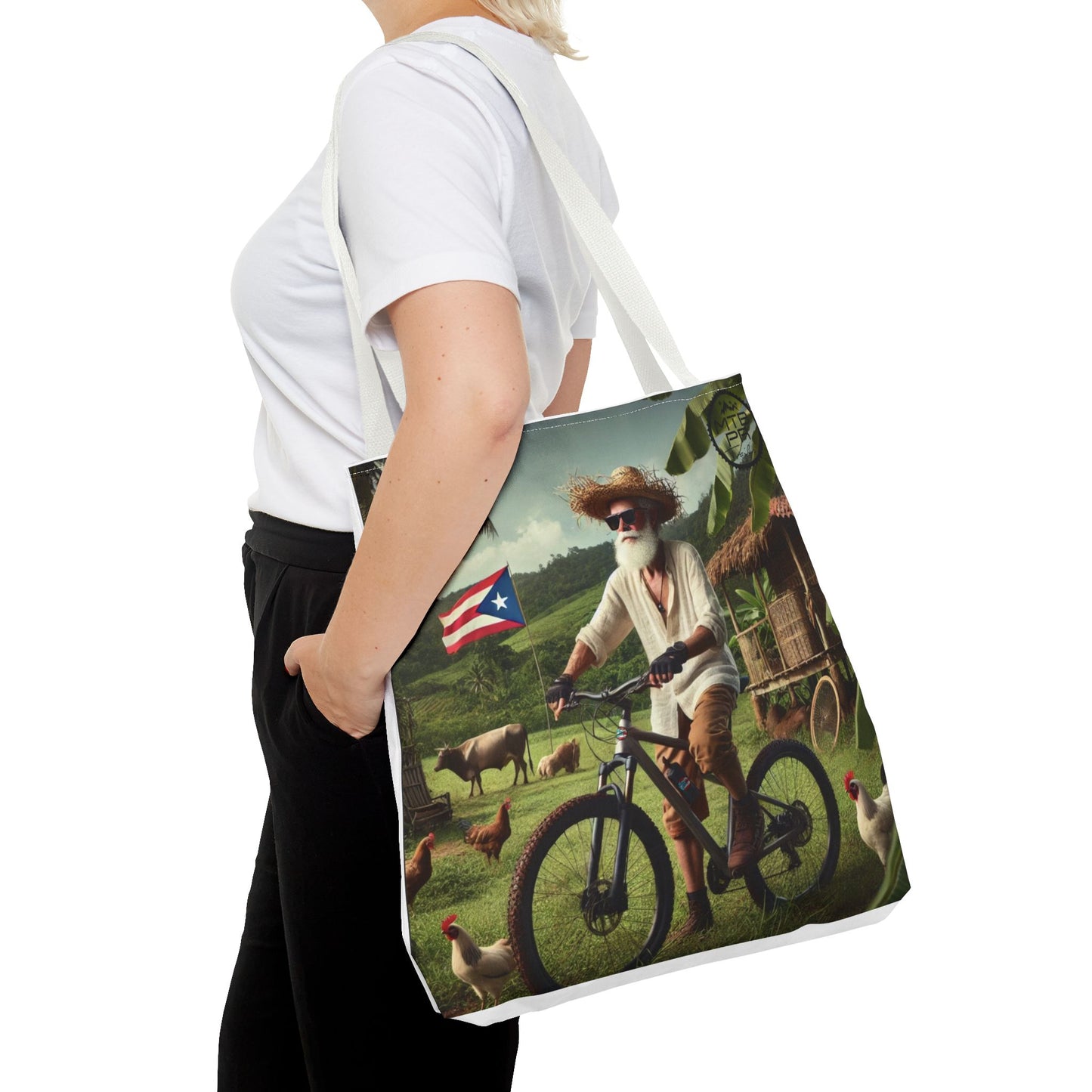 El Jibaro MTB - Logo OG - Tote Bag (AOP)