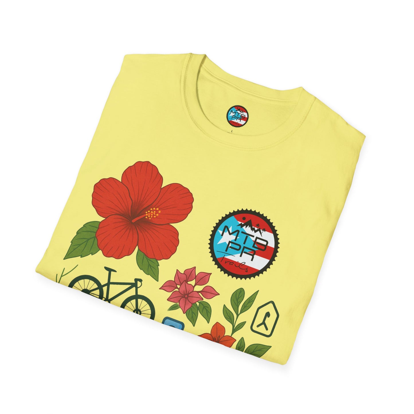 Amapola Location PR - MTB PR TRAILS - Unisex Softstyle T-Shirt