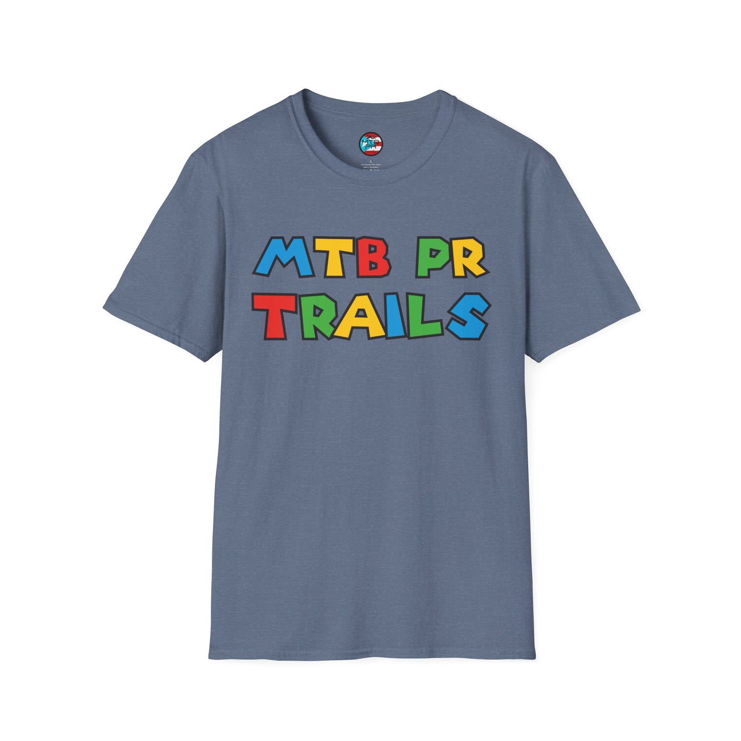 MTB PR TRAILS - LEVEL UP - Unisex Softstyle T-Shirt