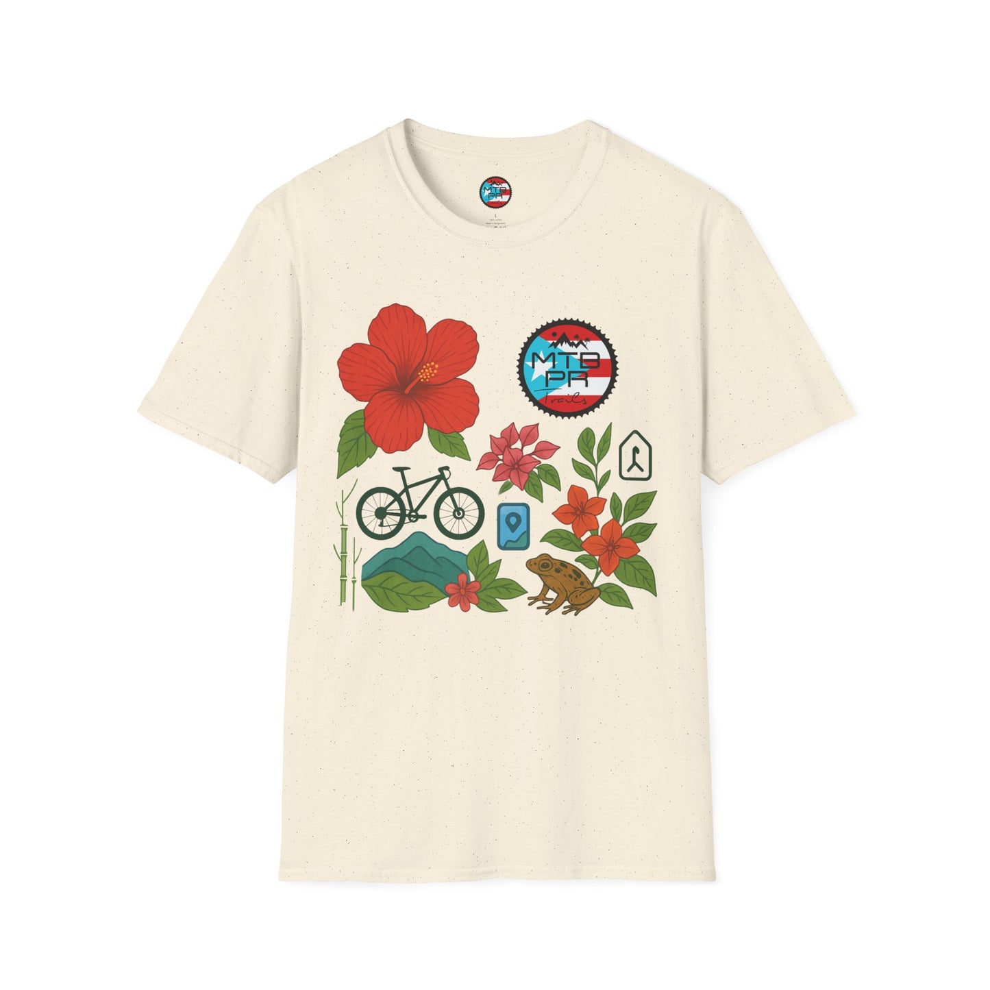 Amapola Location PR - MTB PR TRAILS - Unisex Softstyle T-Shirt