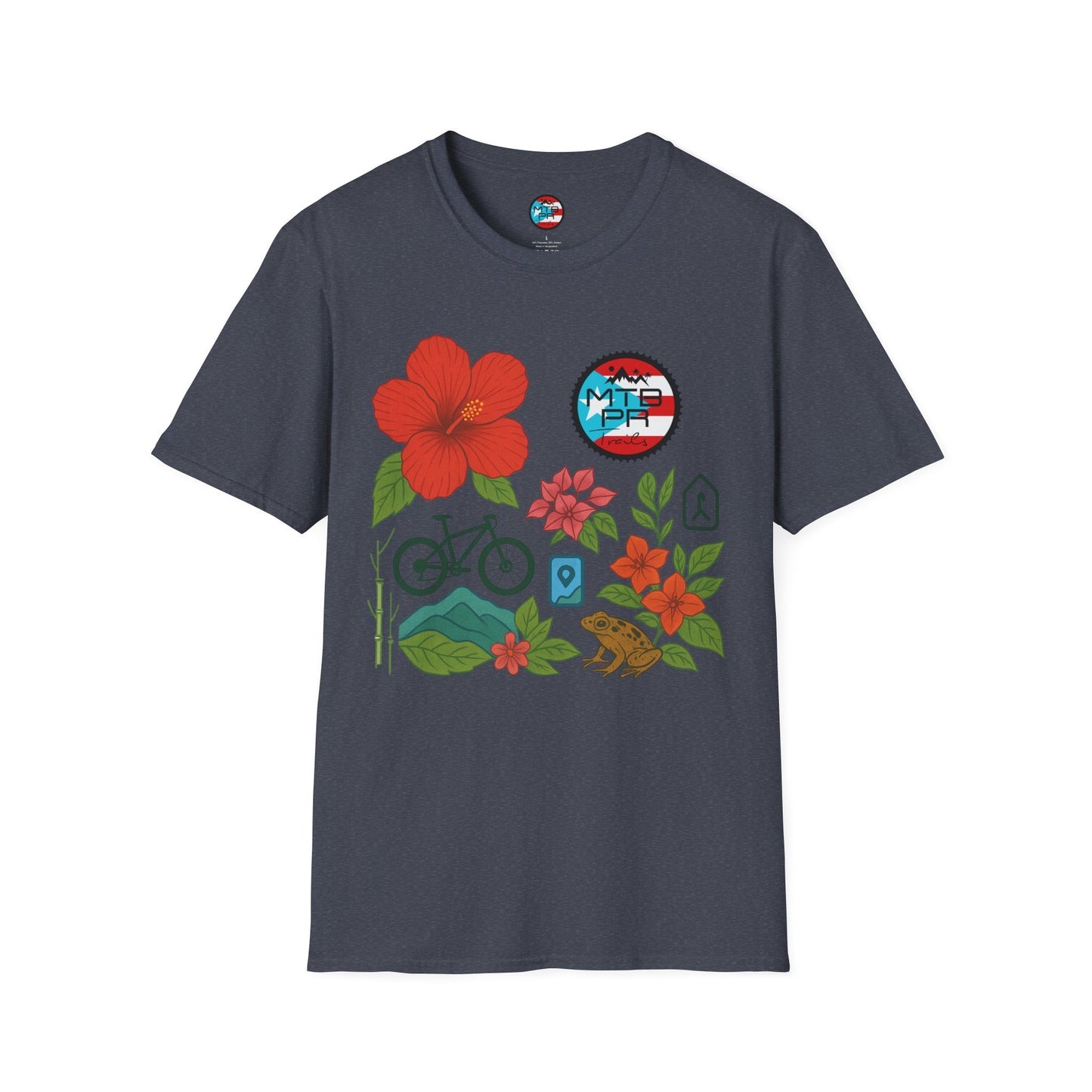 Amapola Location PR - MTB PR TRAILS - Unisex Softstyle T-Shirt