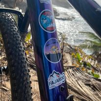 MTB PR Trails - Stickers - Bandera PR