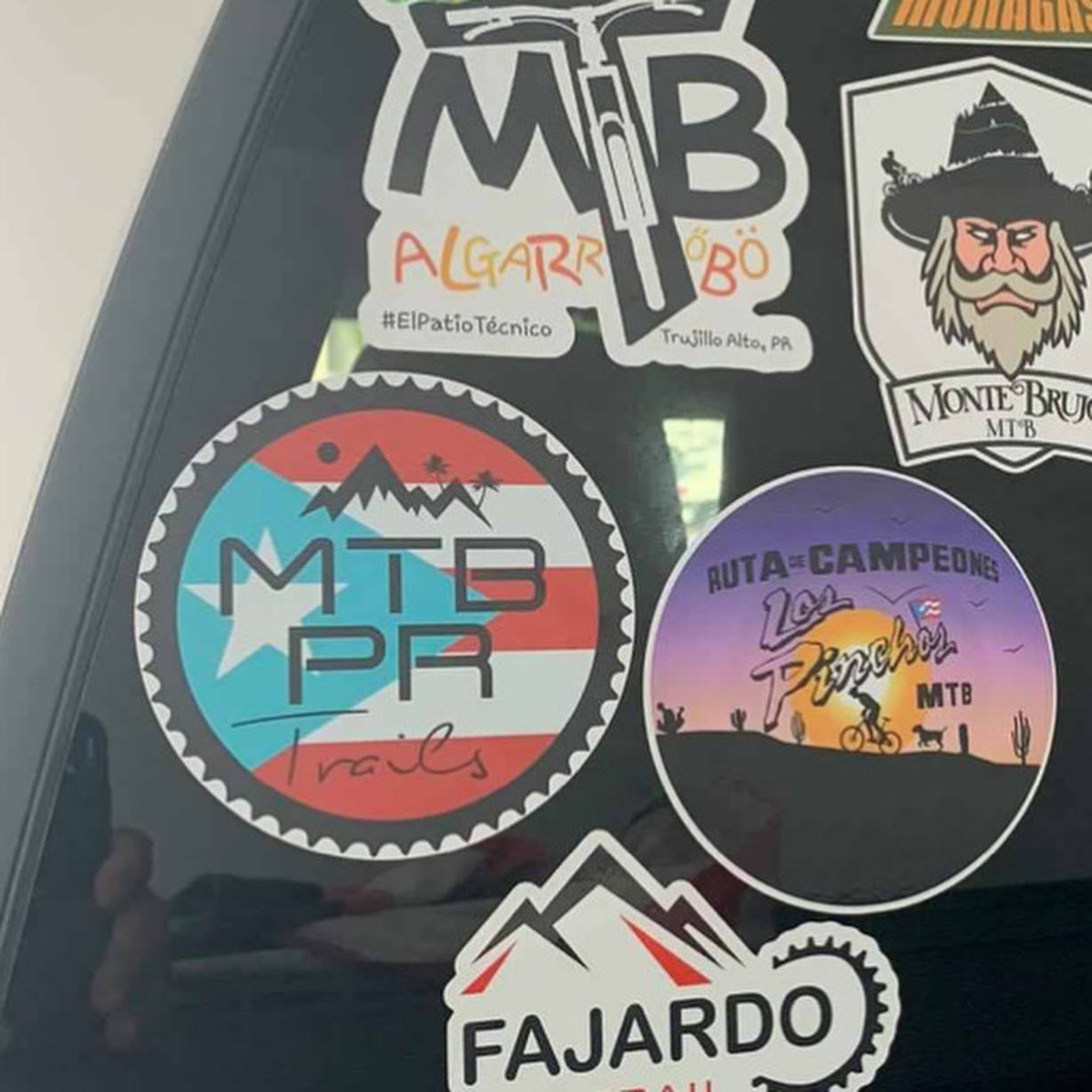 MTB PR Trails - Stickers - Bandera PR