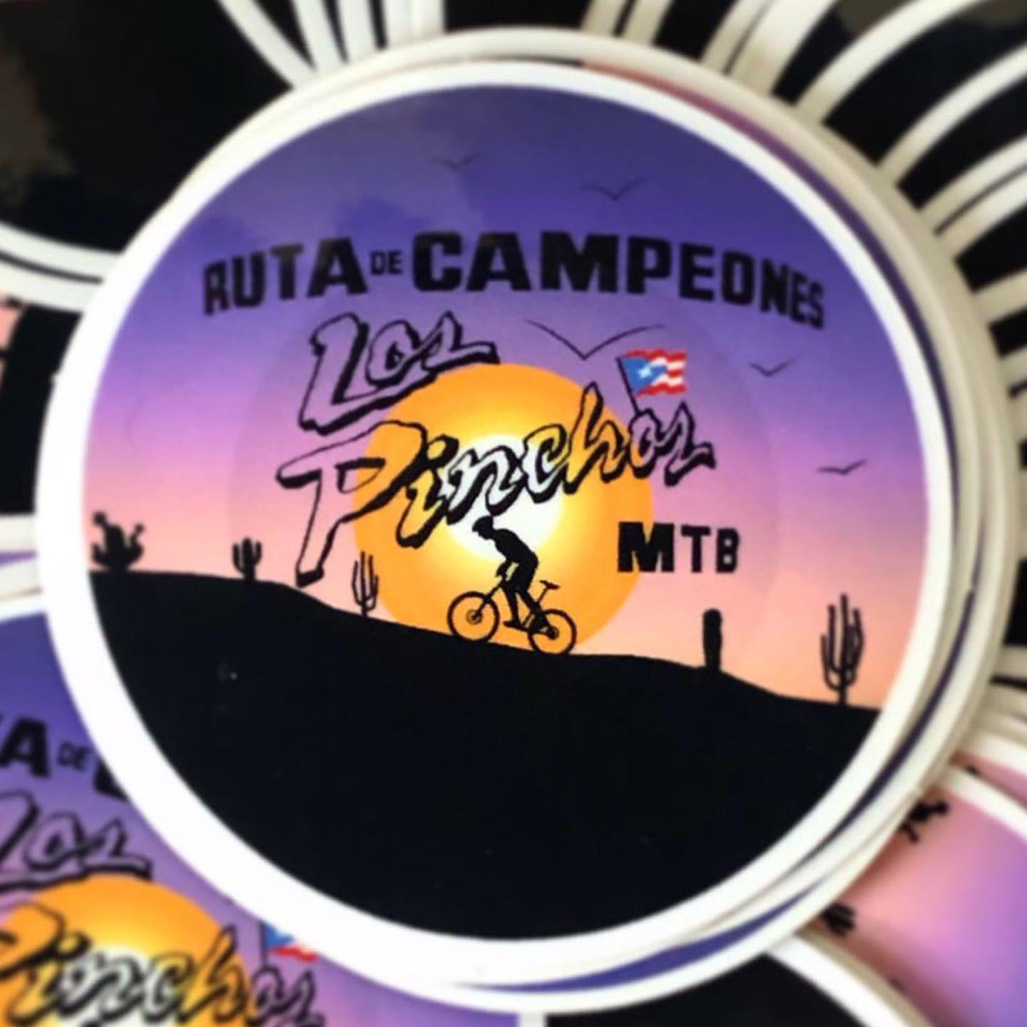 Los Pinchos MTB - MTB PR Trails - Stickers