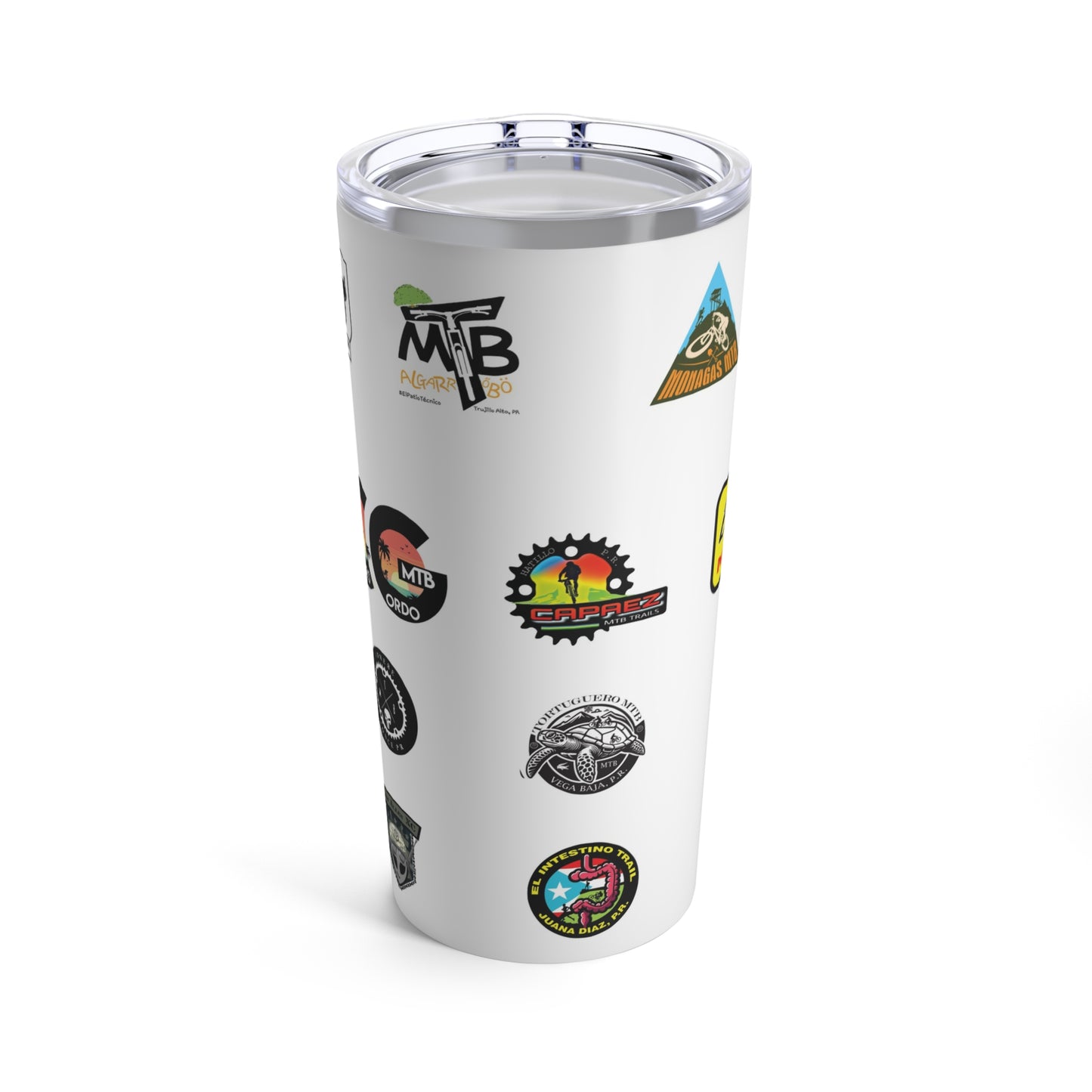 Tumbler 20oz - Colecciona tus Rutas - MTB PR Trails 2025